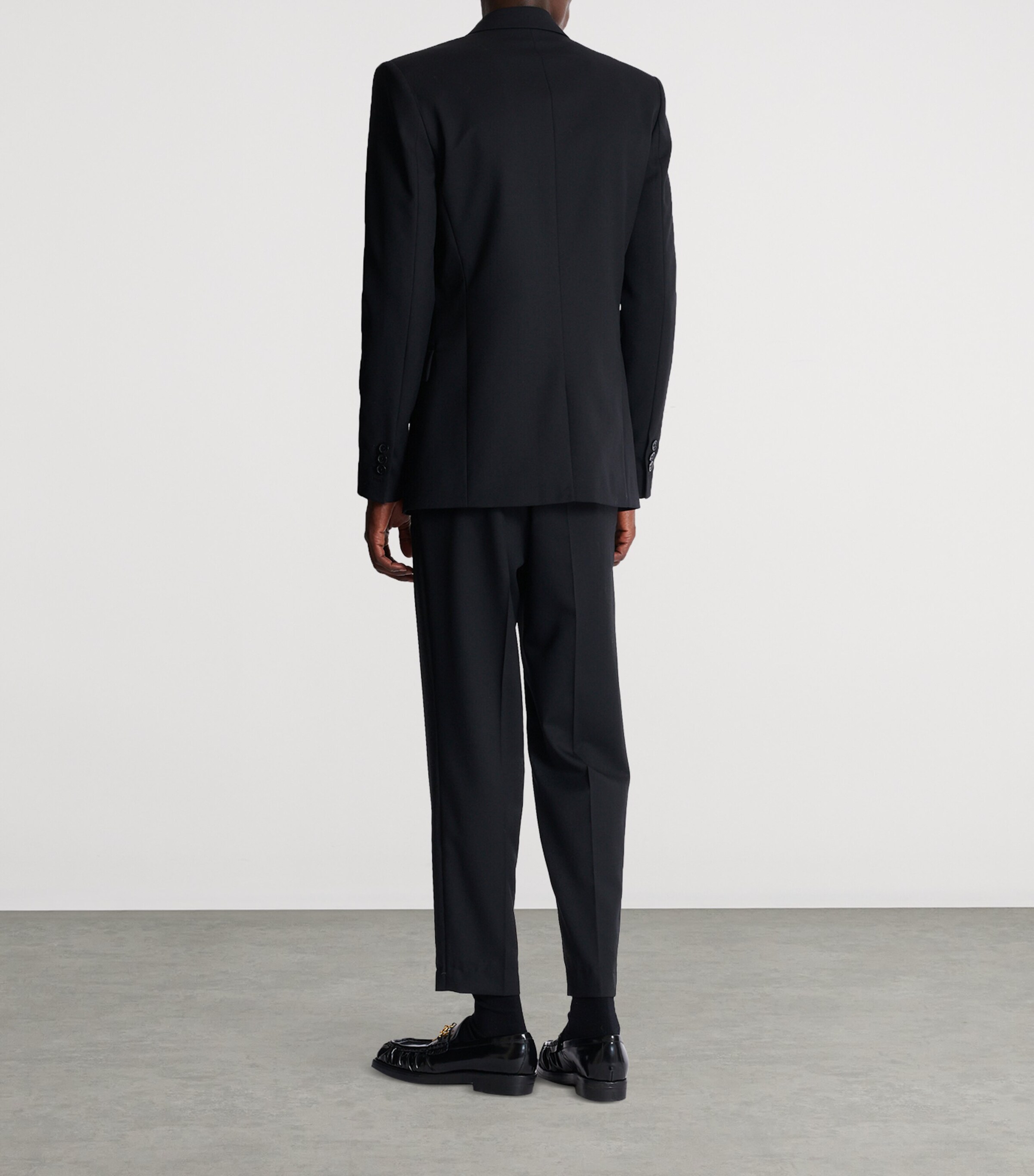 Wool Single-Breasted Blazer 0PA NOIR Image 6