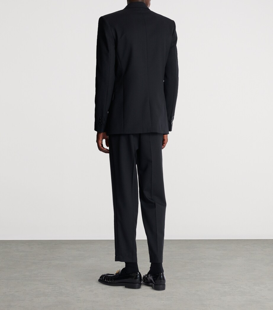 Wool Single-Breasted Blazer 0PA NOIR Image 6