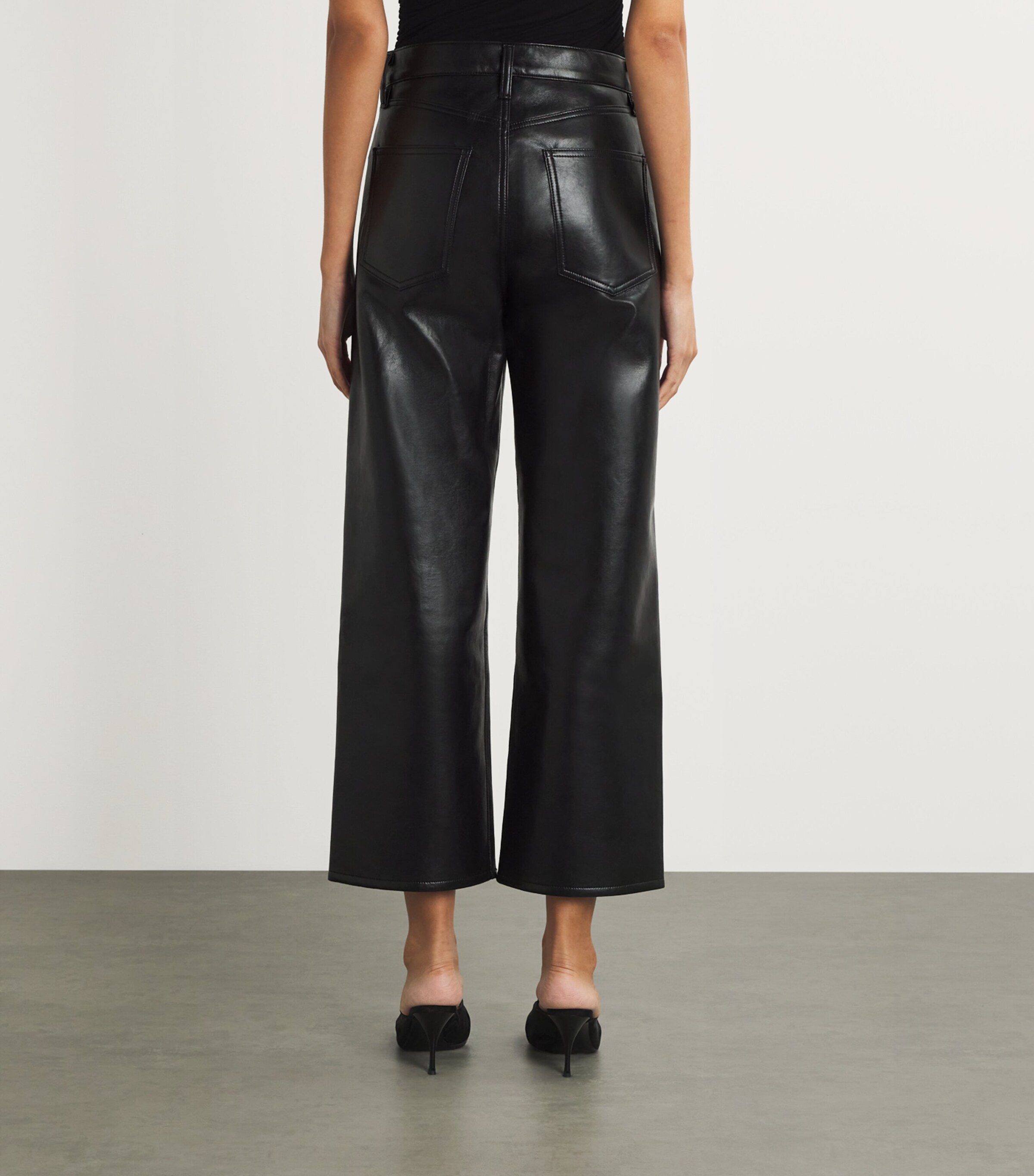 Leather-Blend Ren Jeans DETOX (BLACK) Image 4