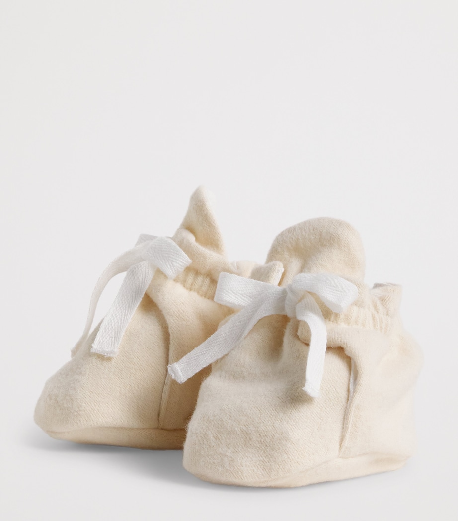 Organic Cotton Booties U1028TAPIOCA Image 2