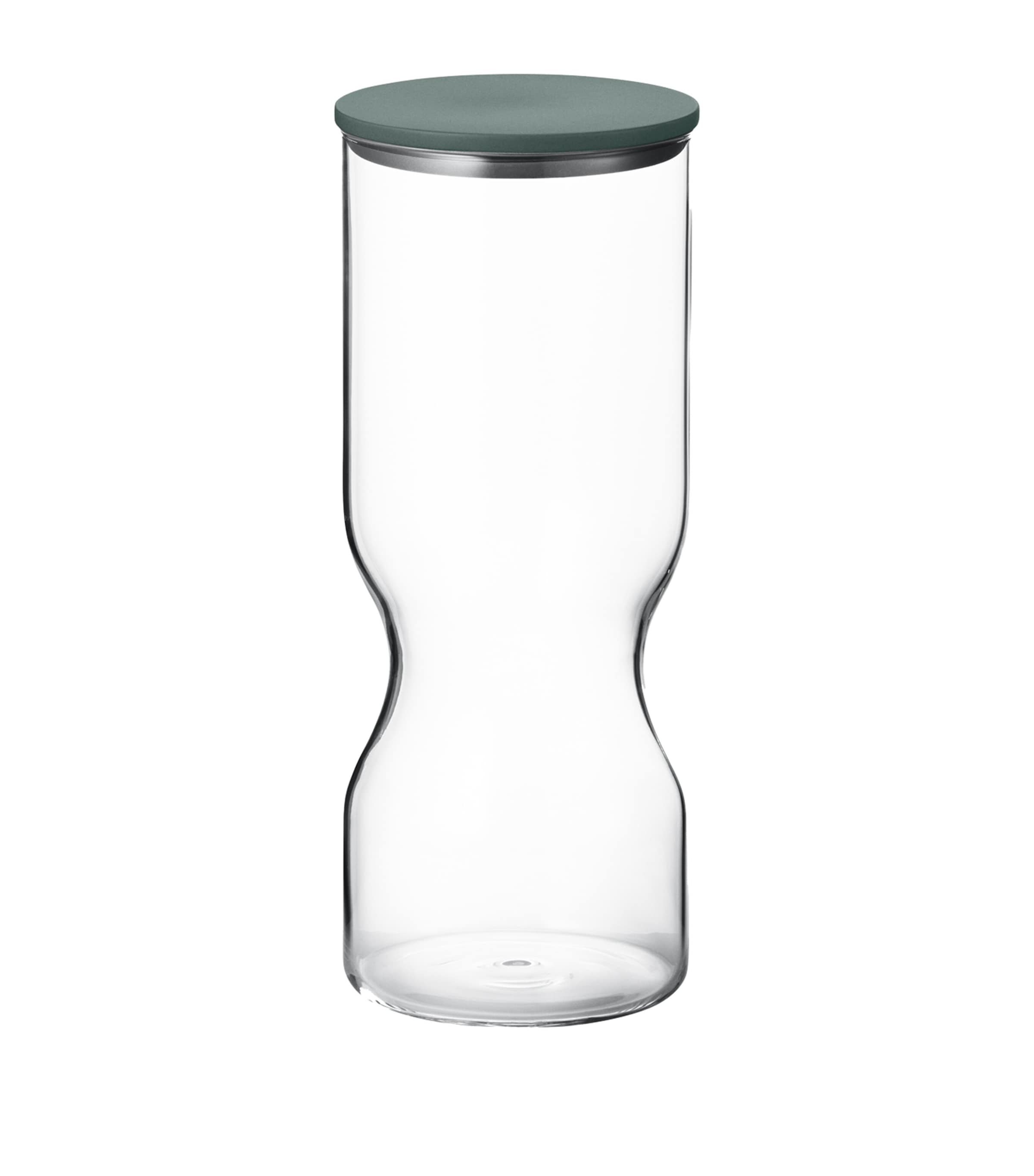 Georg Jensen Large Glass Alfredo Canister In Clear