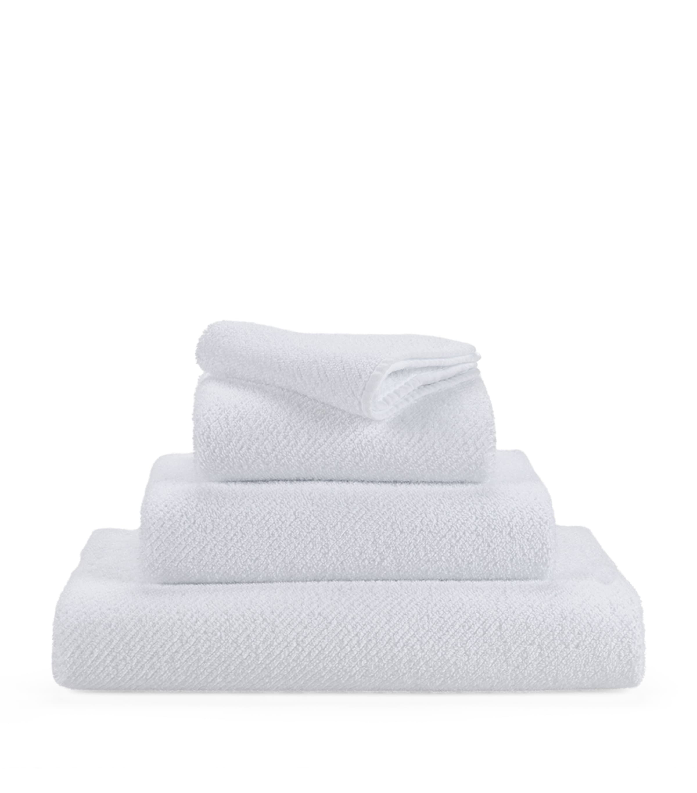 Abyss & Habidecor Twill Hand Towel (55cm x 100cm) White Image 1