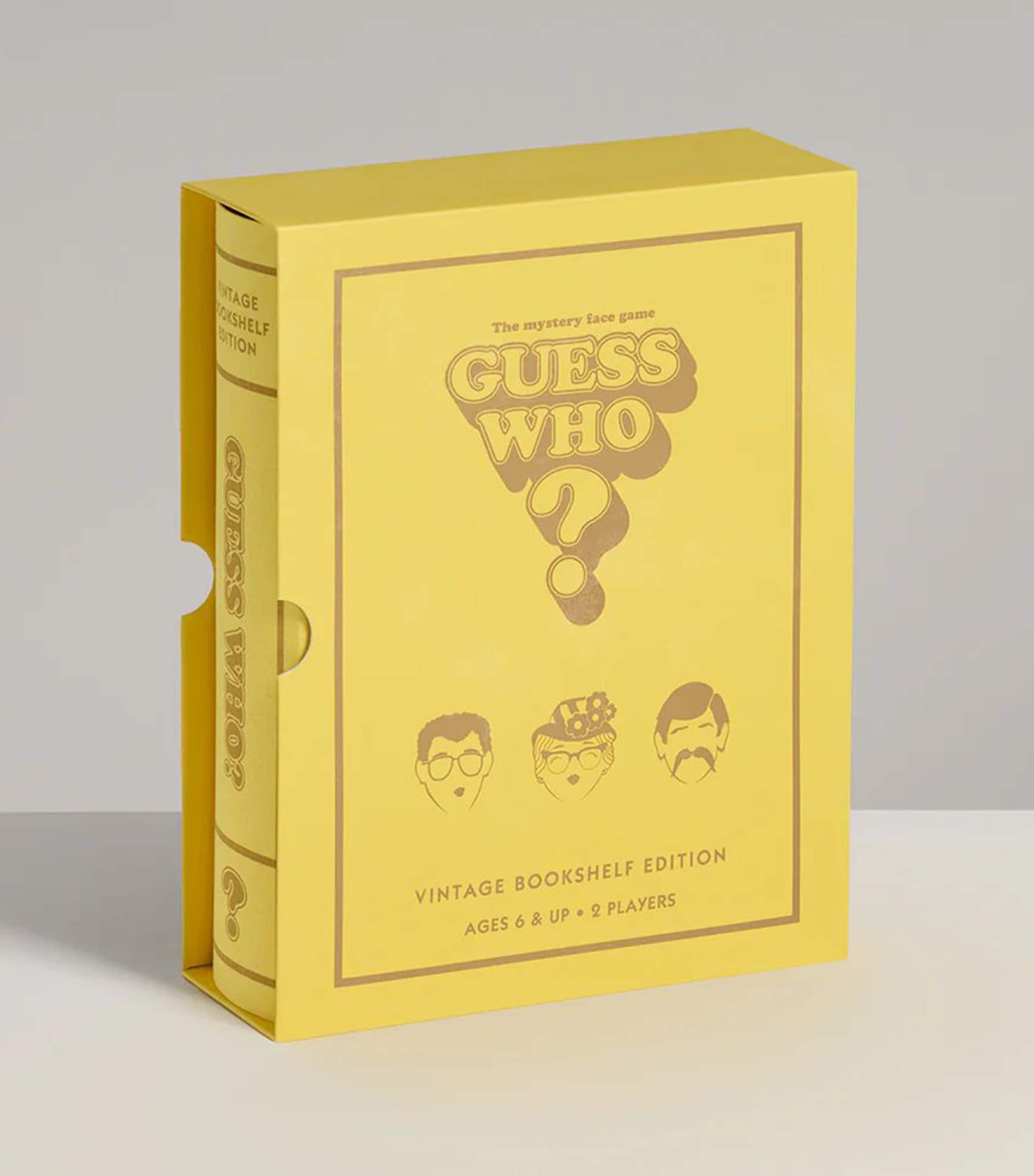 Guess Who Vintage Bookshelf Edition Board Game MULTI Image 2