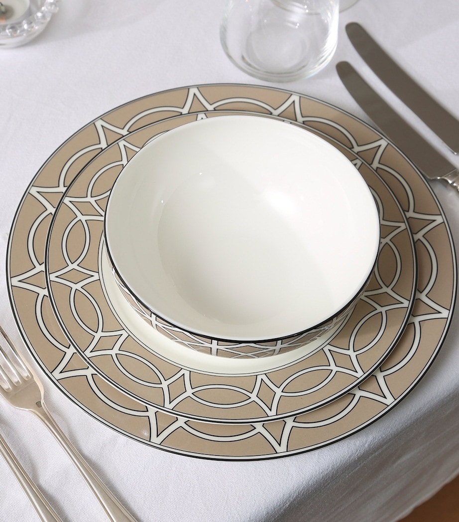 Set of 2 Loop Dessert Plates (21cm) TRUFFLE Image 2