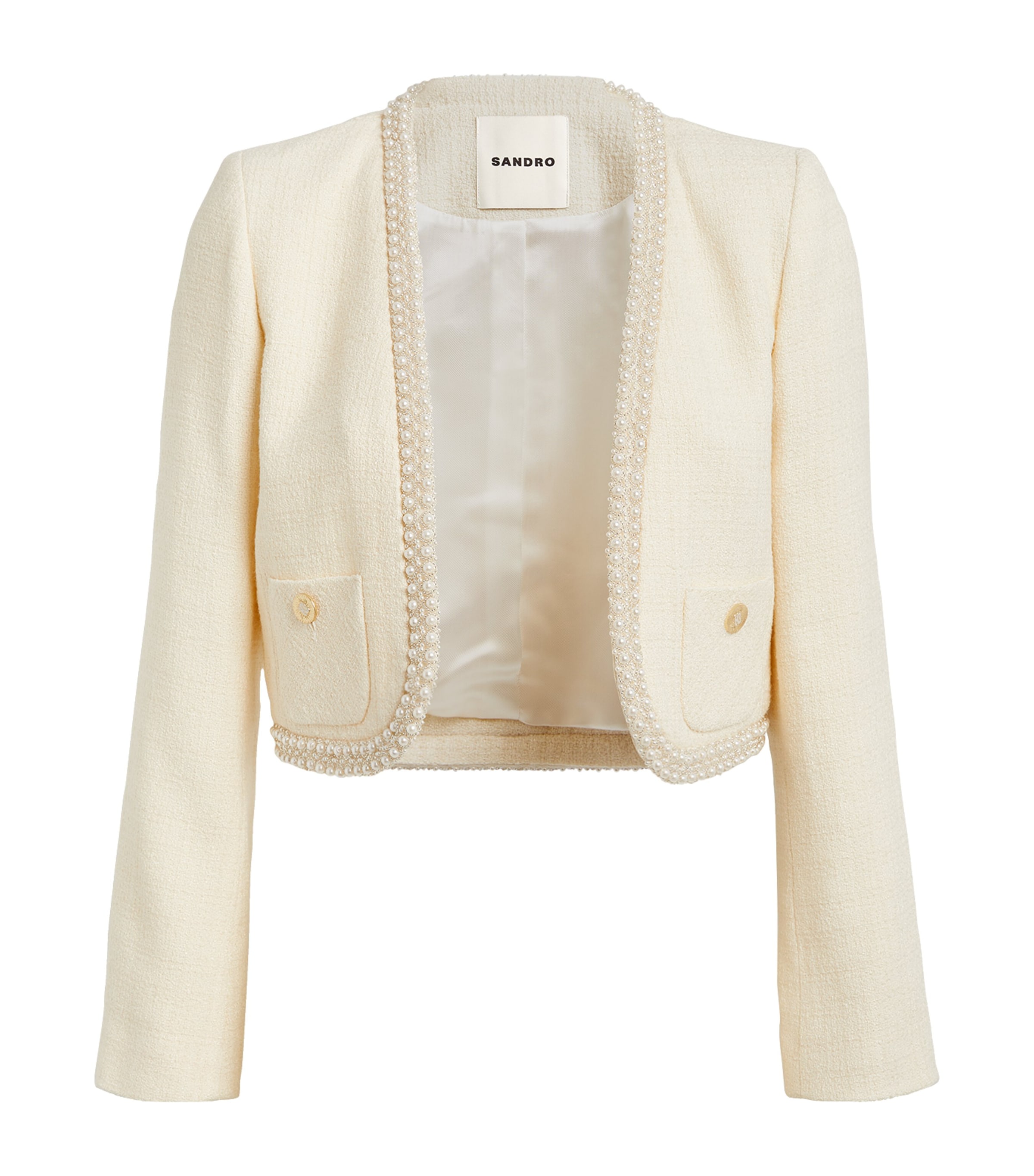 【海外限定】Sandroジャケット☆Bead-Embellished Cropped Stret 0400009296107?wid=600&hei=800&