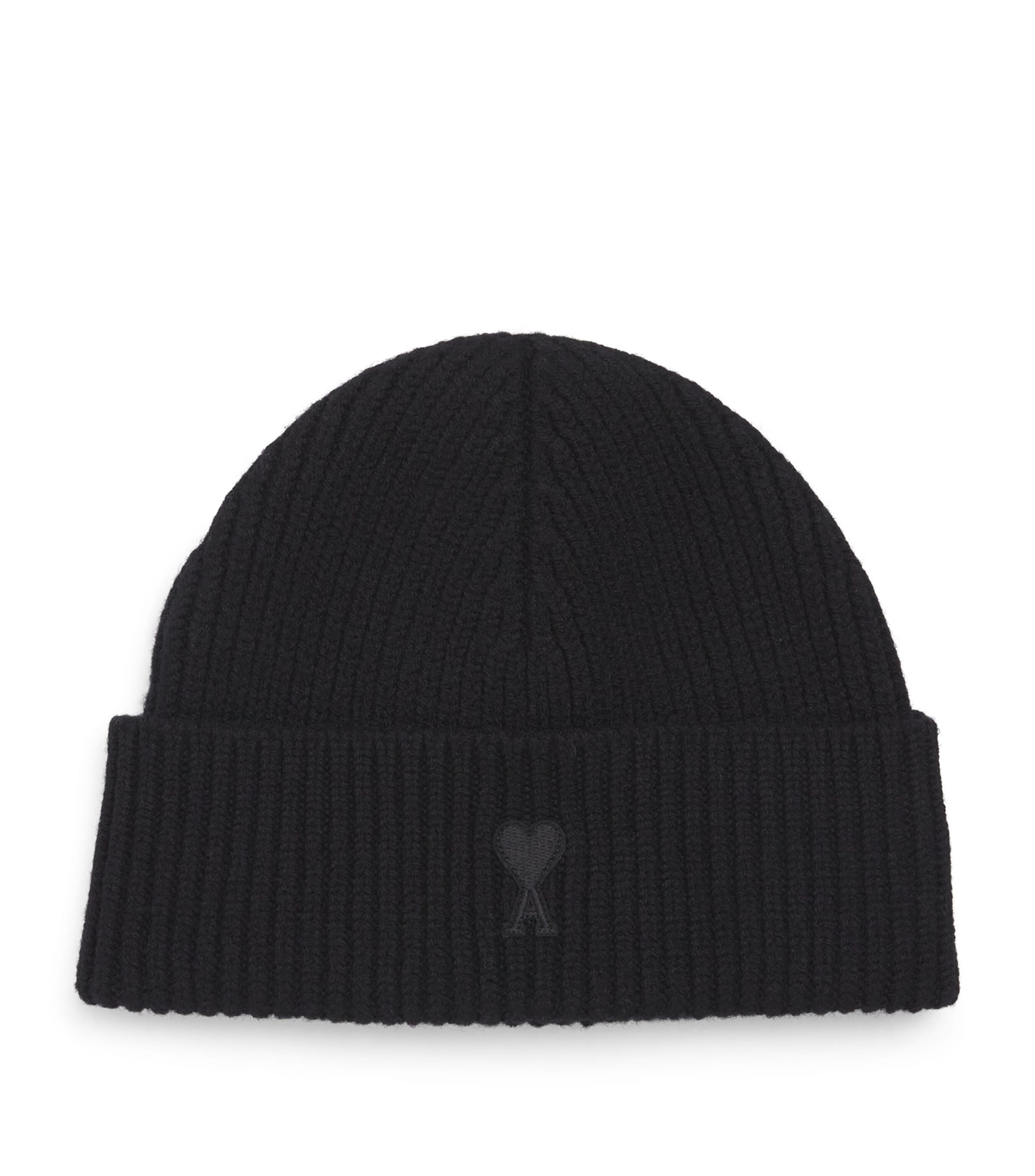 AMI Paris Merino Logo Beanie | Men Accessories | Hats | Beanie Hats | Designers | Ami Paris