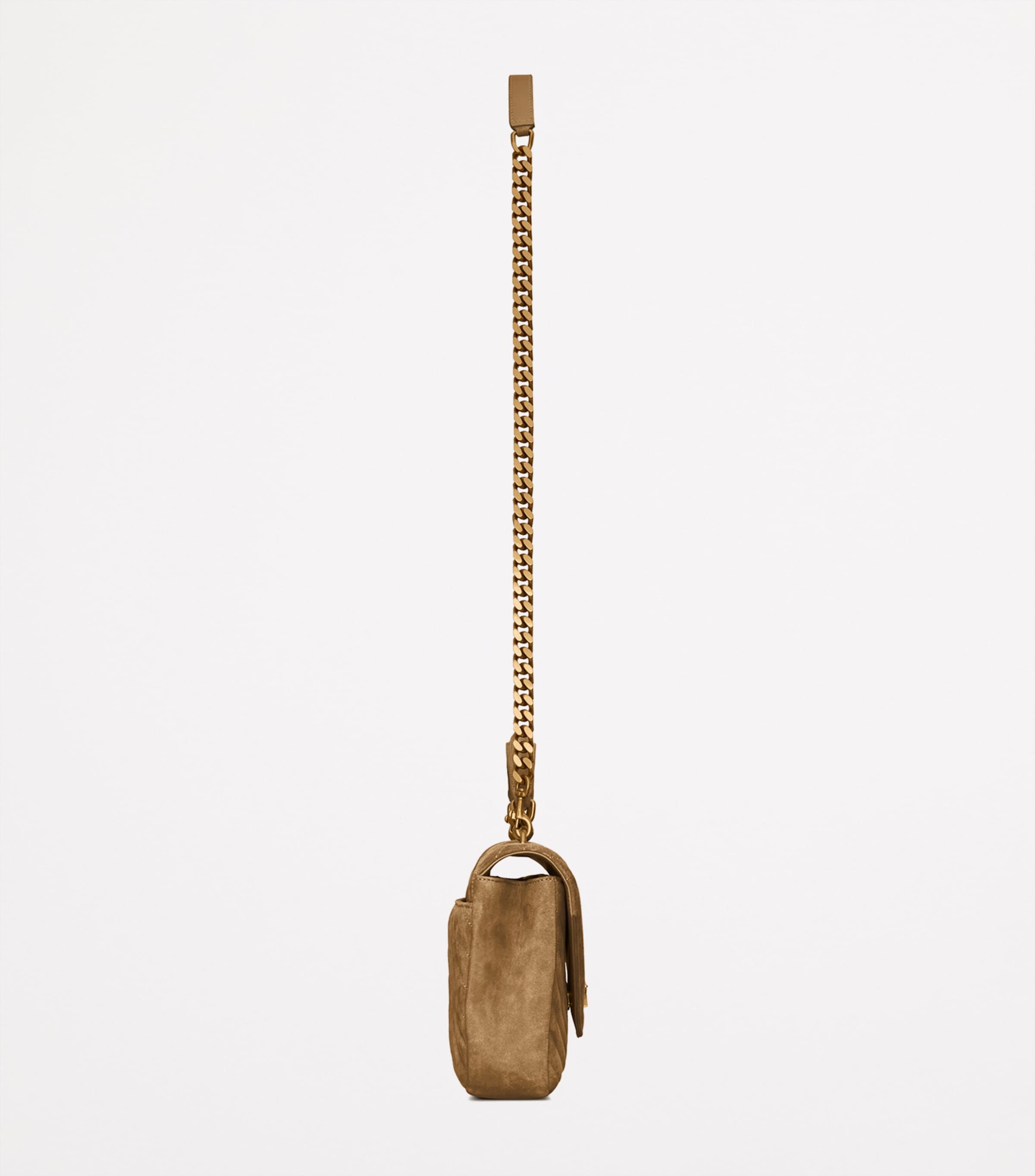 Medium Suede Collège Top-Handle Bag 3194 Image 4