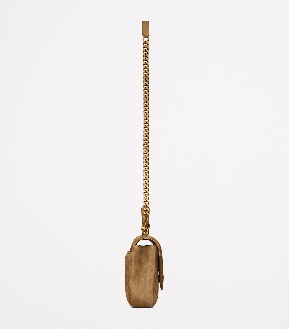 Medium Suede Collège Top-Handle Bag 3194 Image 4
