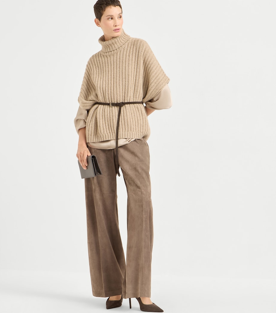 Silk High-Neck Blouse C8576 Image 4