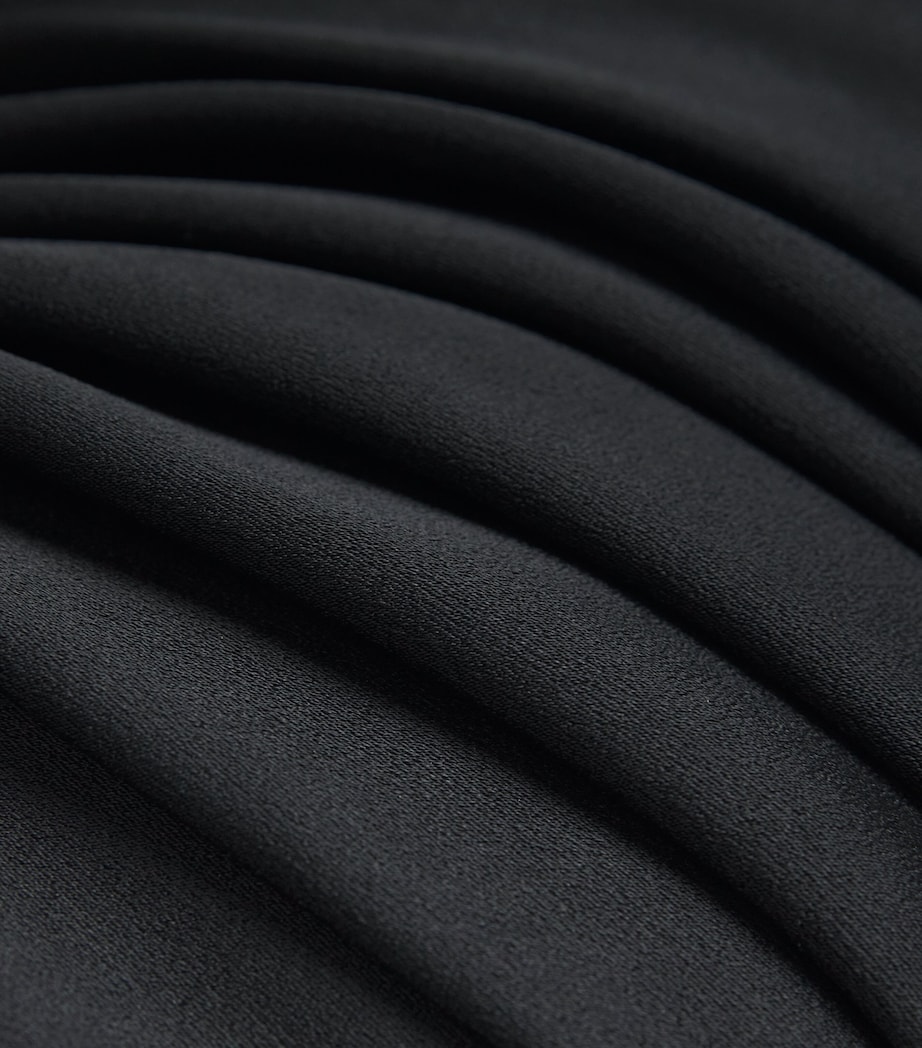 Strapless Sage Gown BLACK Image 5