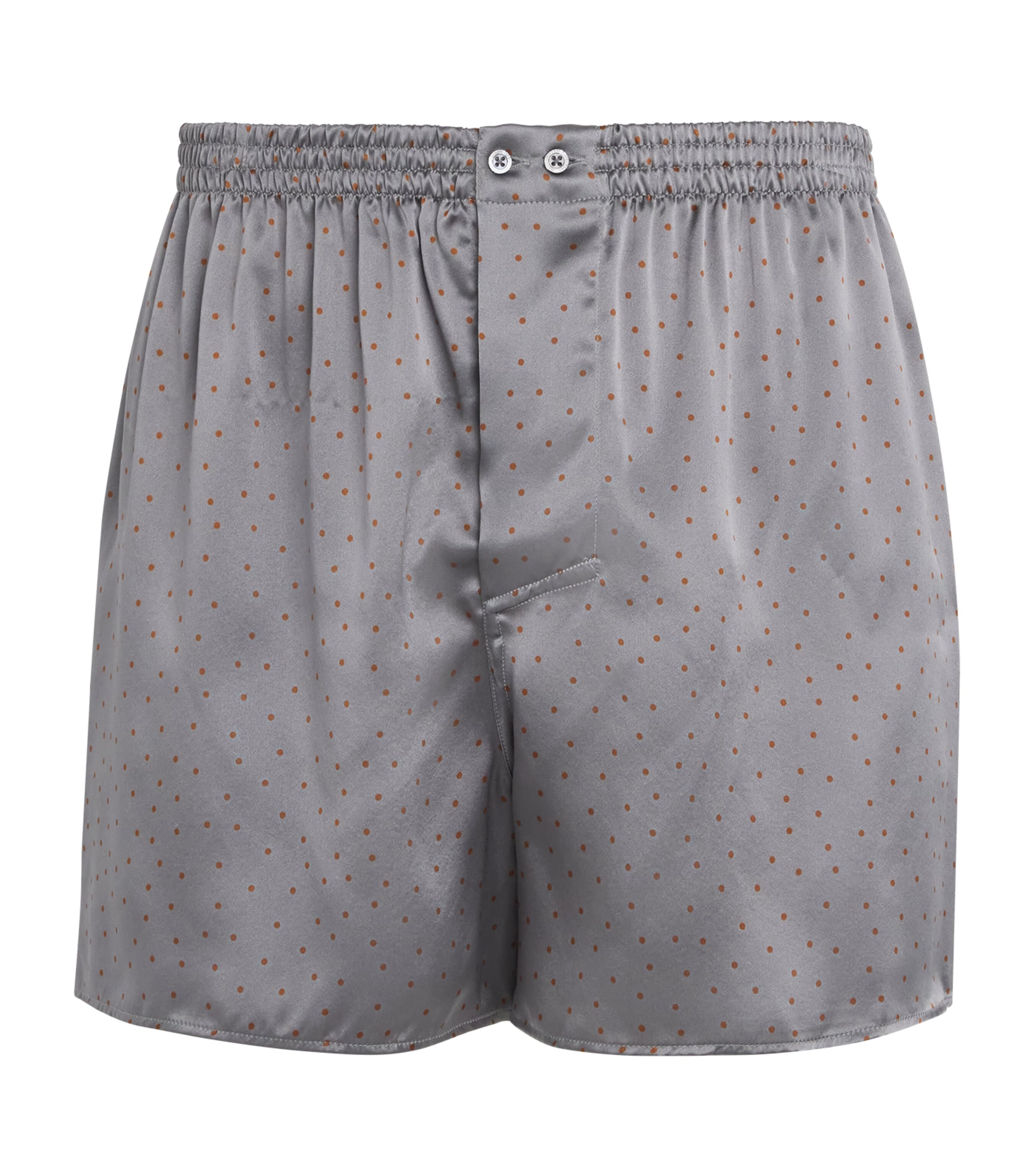 Zimmerli Silk Boxers In Gray