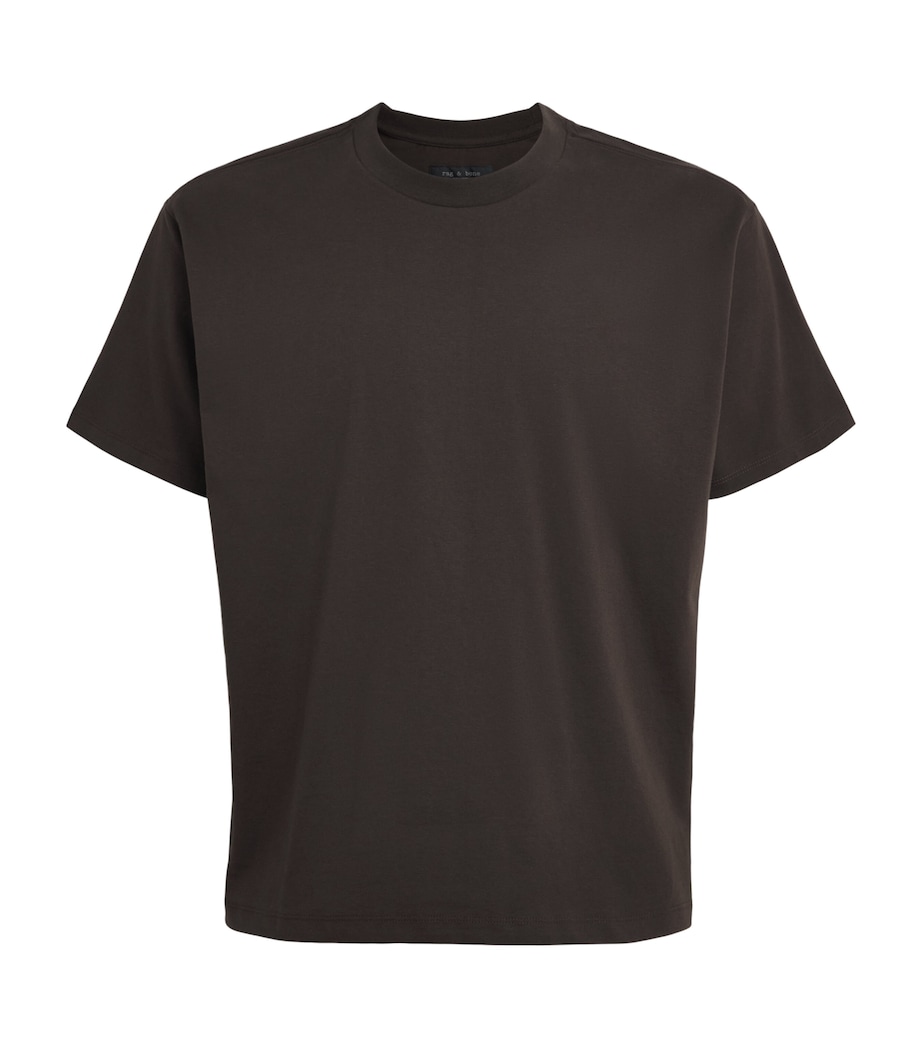 Rag & Bone Mens Cotton Jacob T-Shirt Brown Image 1