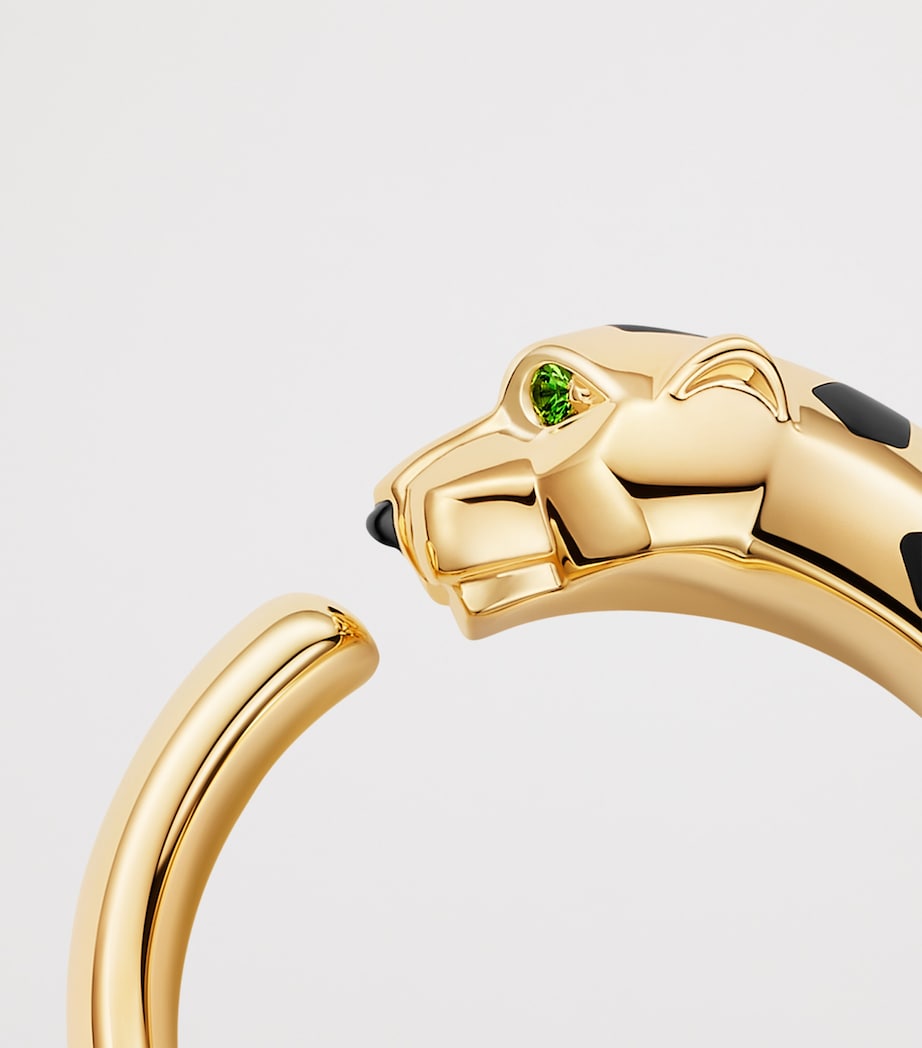 Cartier Yellow Gold, Tsavorite and Onyx Panthère de Cartier Ring Yellow Gold Image 6