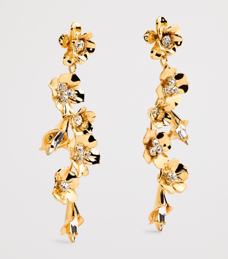 Gold-Plated Crystal Vanora Earrings  CRYSTAL GOLD Image 3