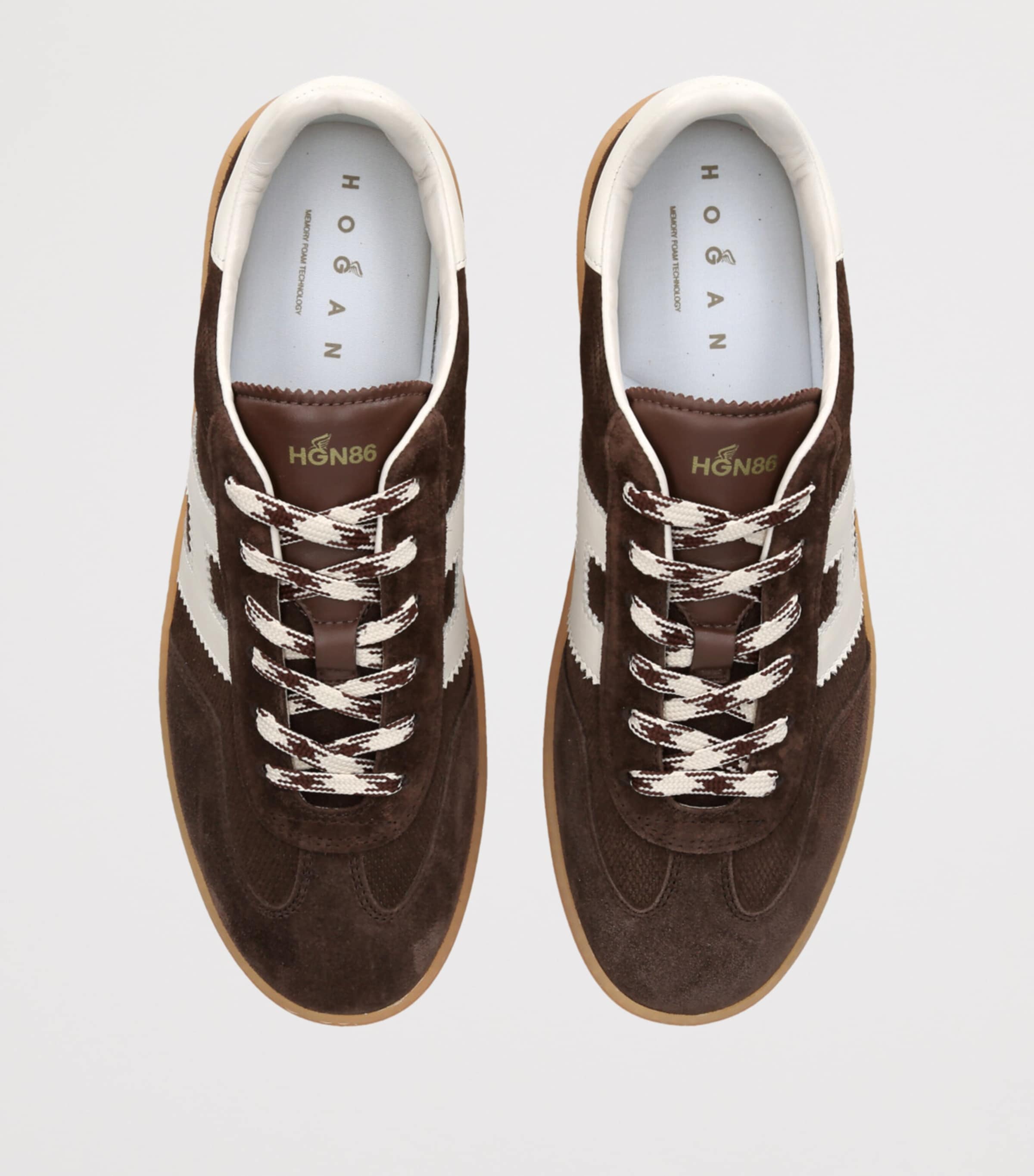 Hogan Suede Cool Sneakers Dark Brown Image 4