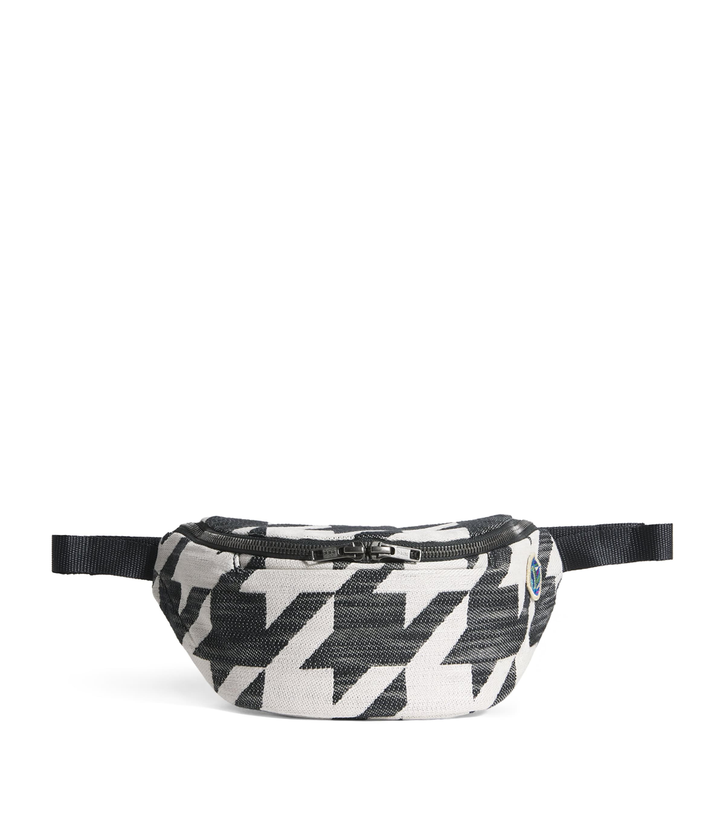 Cotton-Tweed Magic Belt Bag BEIGE+BLACK Image 1