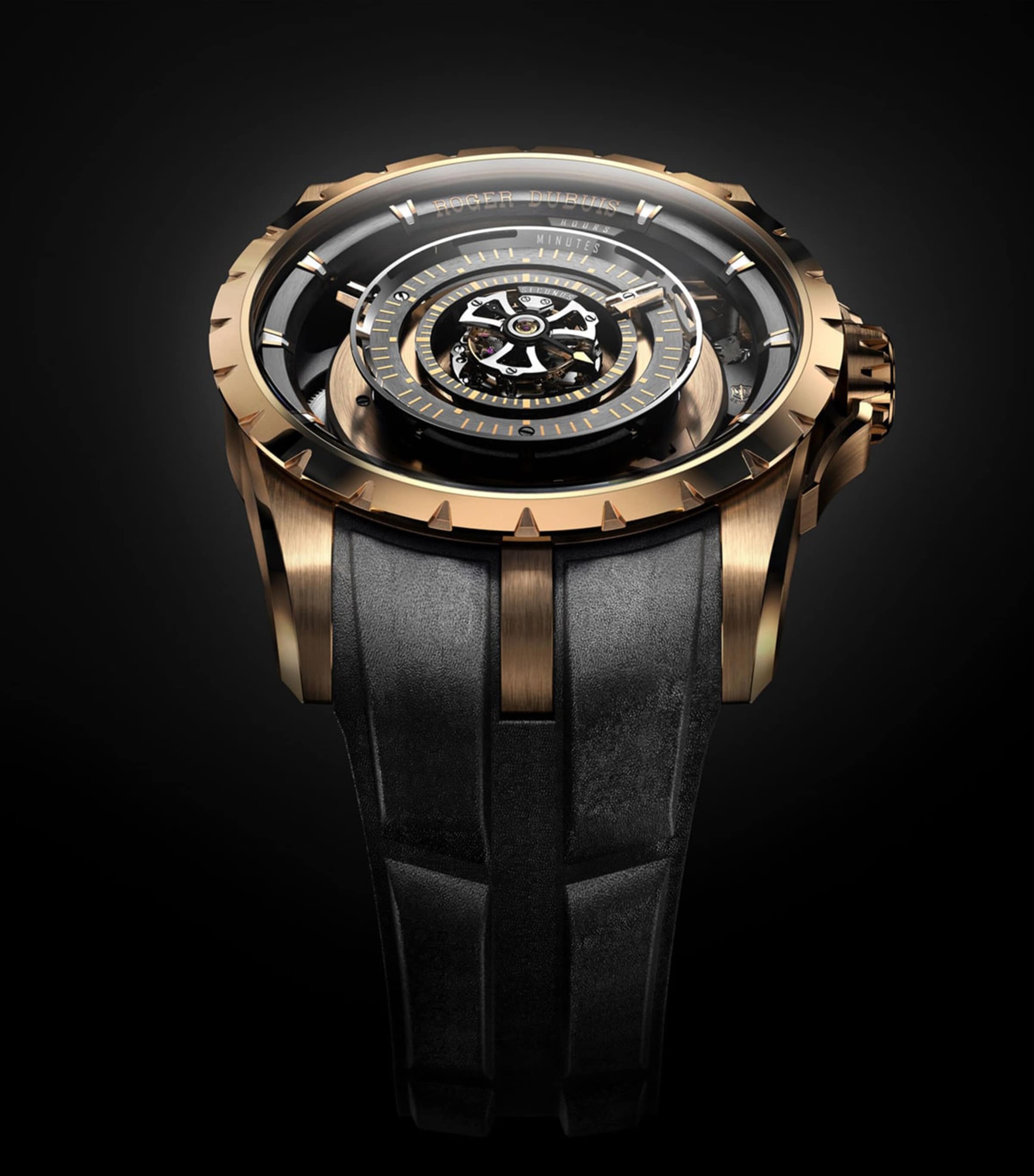 Pink Gold Orbis in Machina Monotourbillon Watch 45mm GREY Image 2