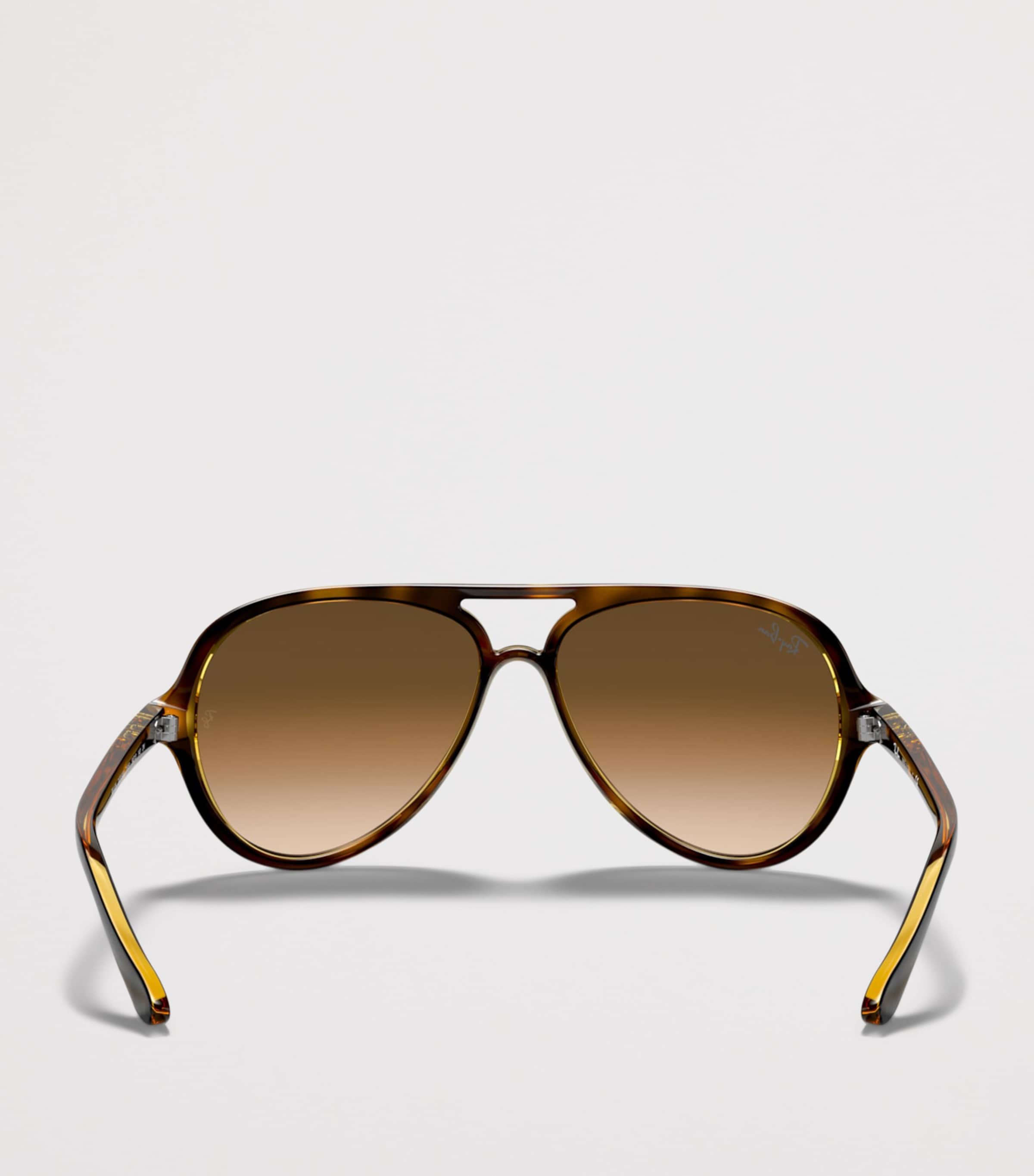 Ray-Ban Tortoiseshell Cats 5000 Classic Pilot Sunglasses Brown Image 4