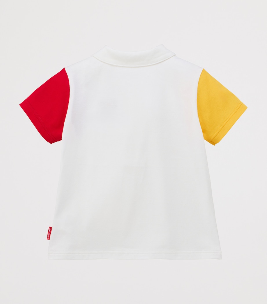 Miki House Pucci Pixel-Art Polo Shirt (6 Months - 4 Years) Image 2