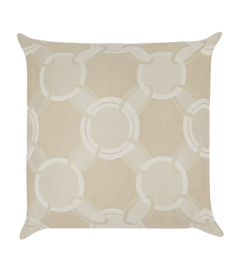 Chains Cushion Cover (50cm x 50cm) 2E16 BEIGE IVORY Image 1
