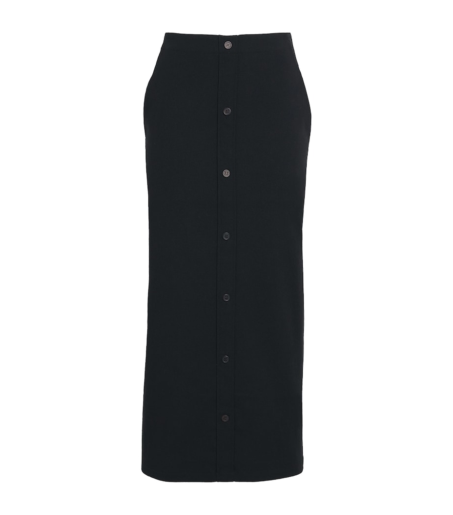 Like Torso Like Shirt Maxi Skirt BLACK Image 1