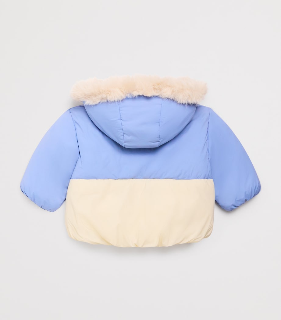 Faux Fur-Trim Padded Puffer Jacket (6 Months - 3 Years) RAINWASH Image 2