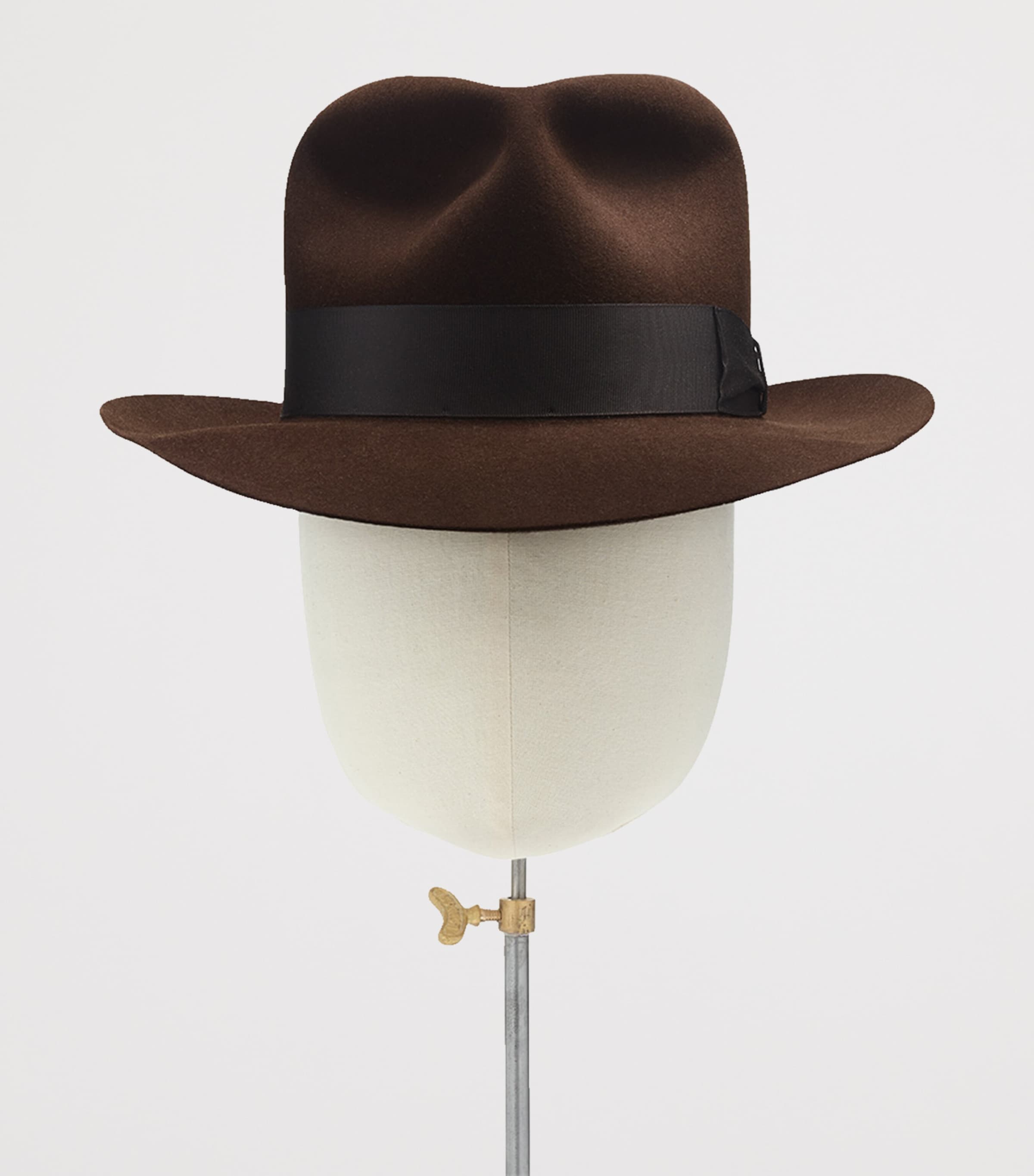 Rabbit Felt  Crusade Poet Fedora DEEP SABLE Image 2