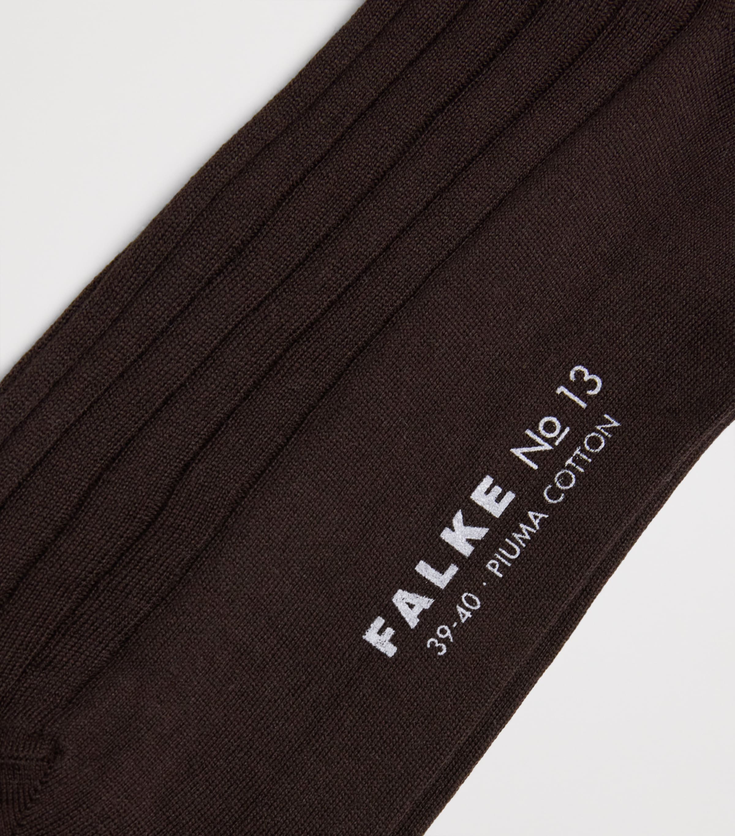 Falke Mens No.13 Socks Brown Image 2