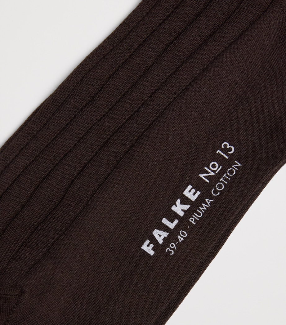 Falke Mens No.13 Socks Brown Image 2