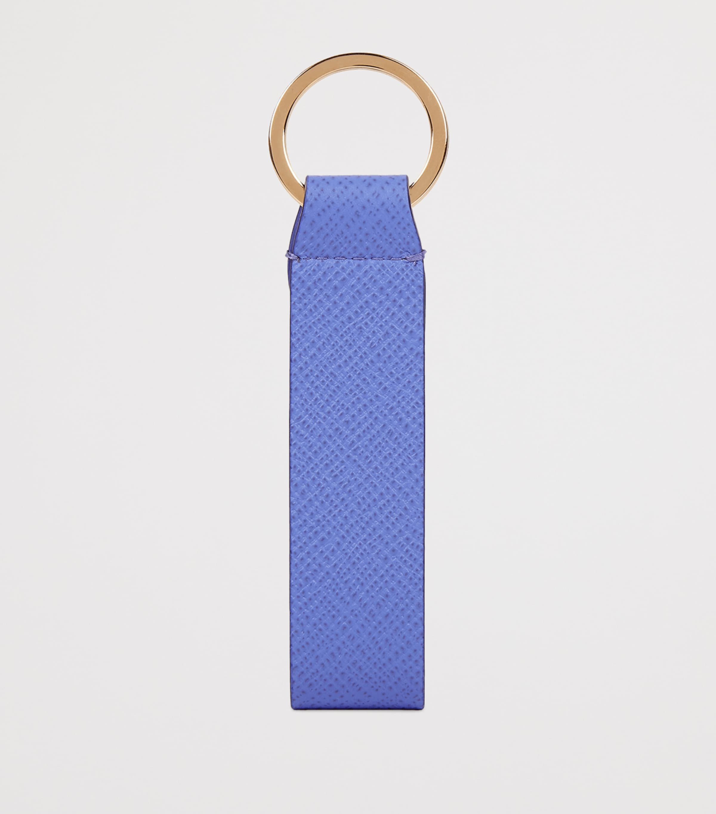 Smythson Purple Calfskin Panama Keyring | Harrods US