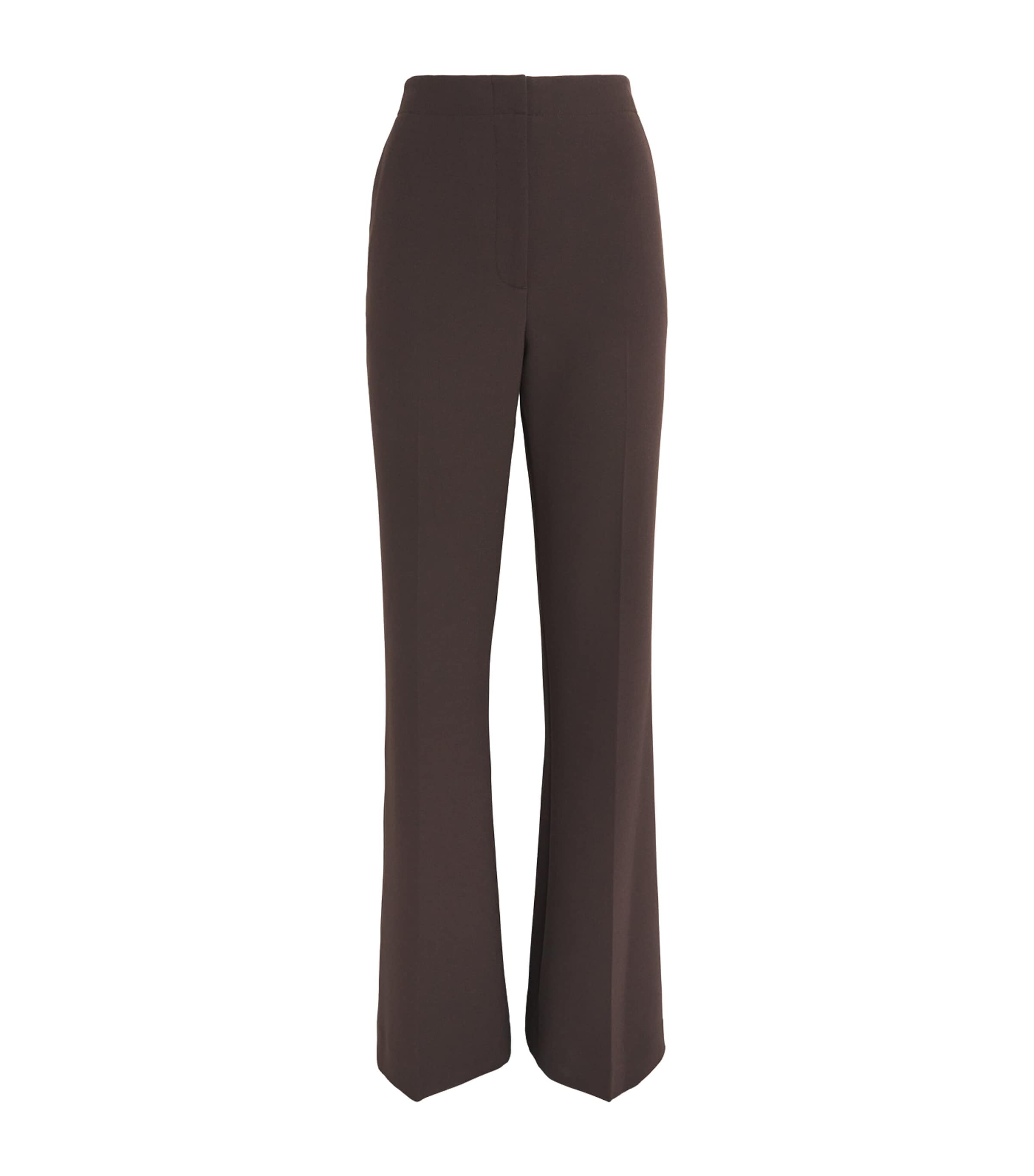 Simkhai Kenna High-rise Flared Trousers In Brown