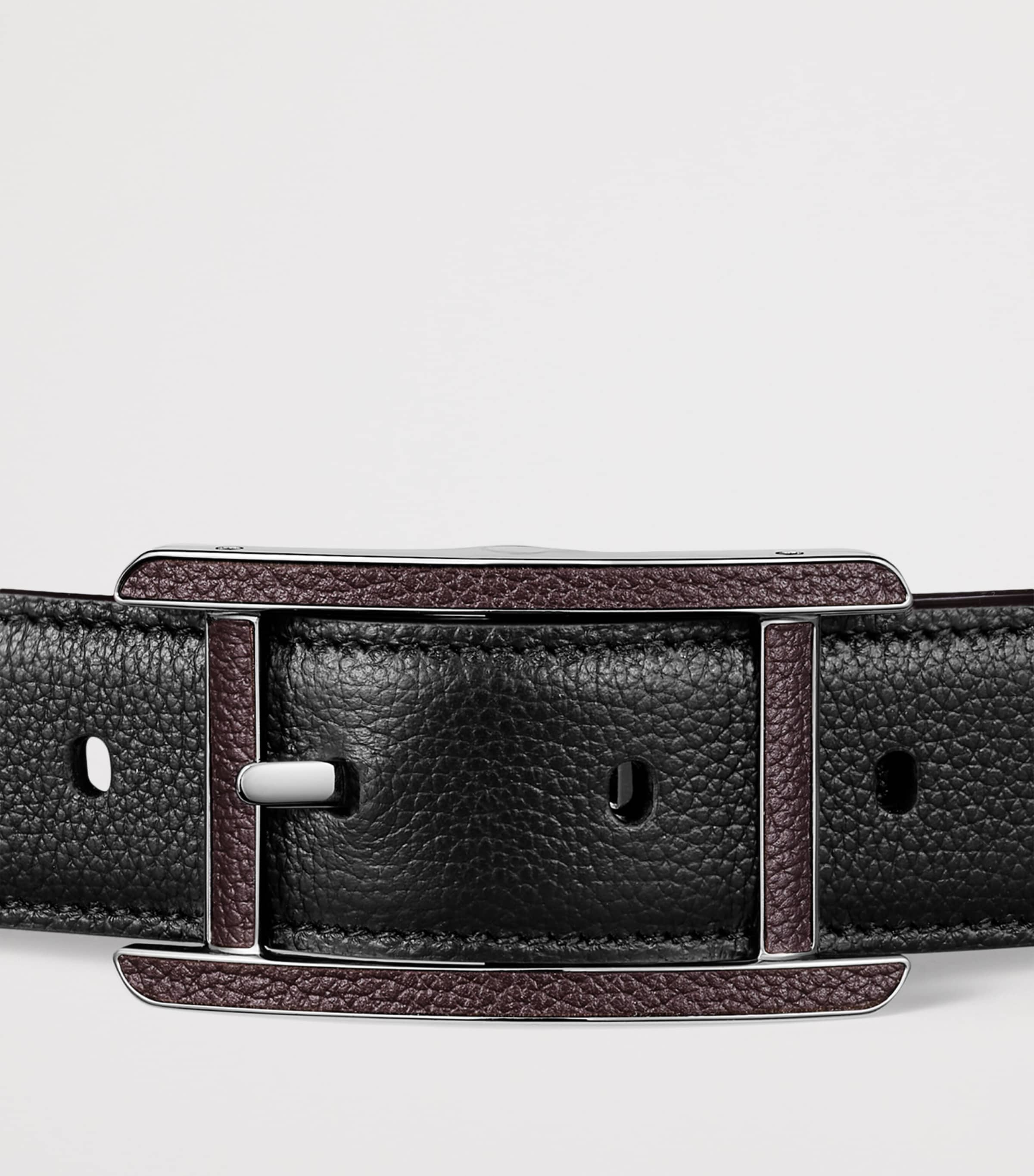 Cartier Leather Reversible Tank de Cartier Belt Black Image 3
