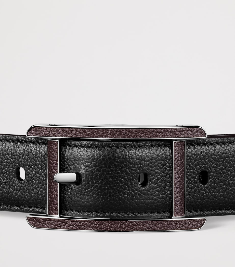 Cartier Leather Reversible Tank de Cartier Belt Black Image 3