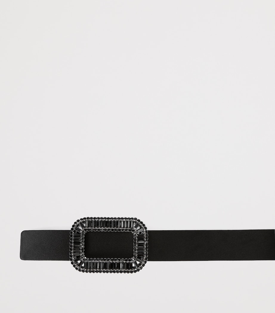 Satin Pilgrim Belt BLACK Image 2