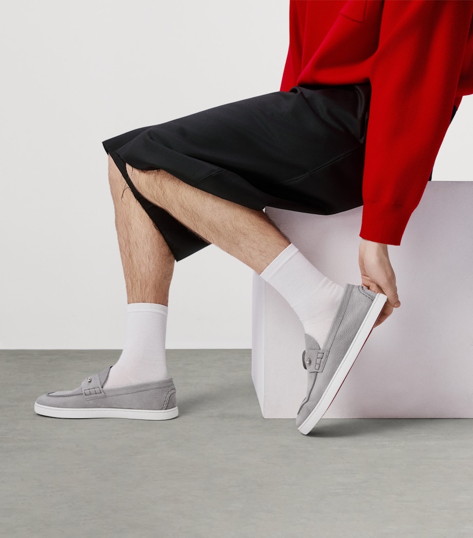 Christian Louboutin Chambeliboat Leather Boat Shoes Image 2