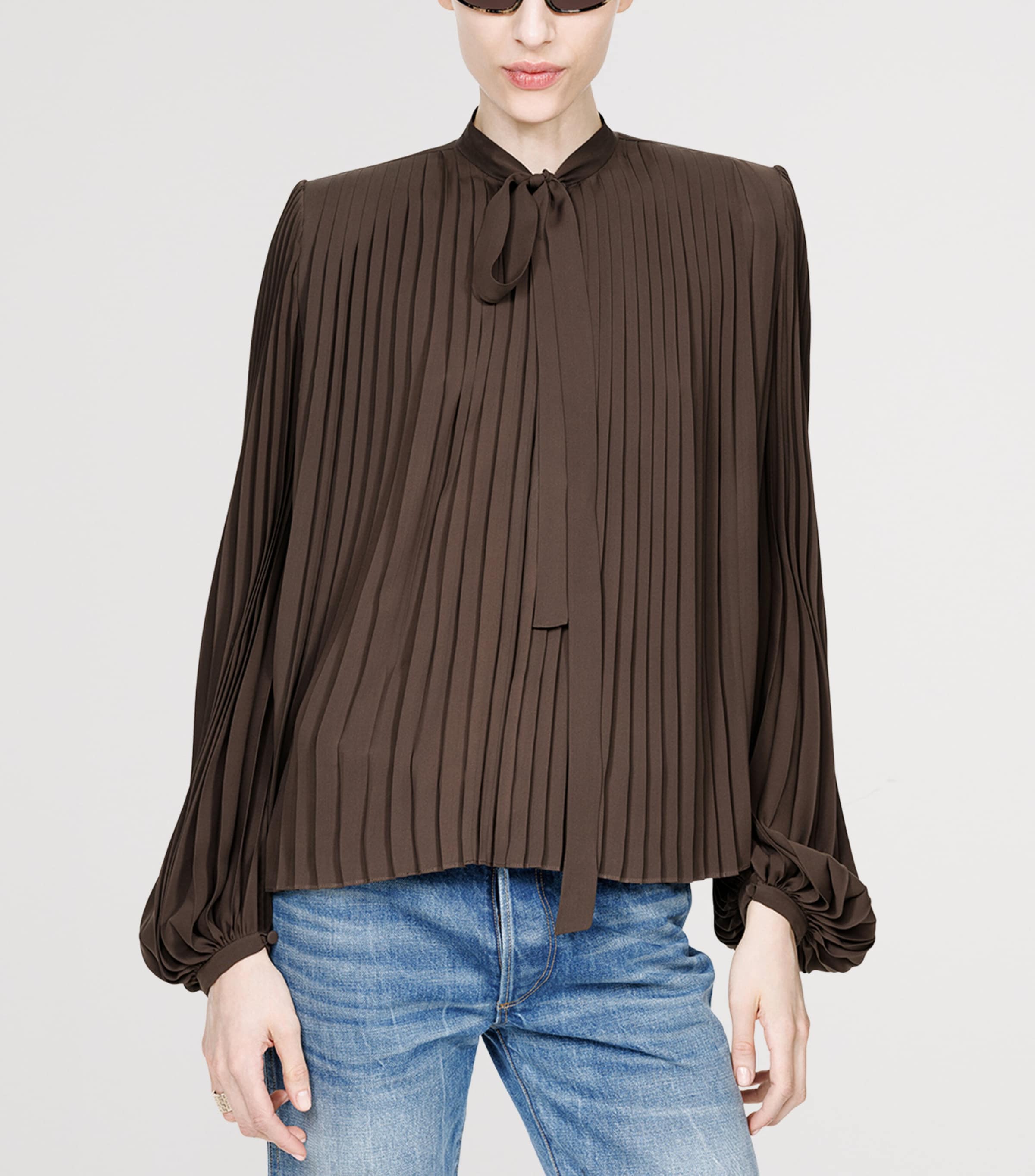 TOM FORD Womens Plissé Sunray Shirt Gcw Image 3