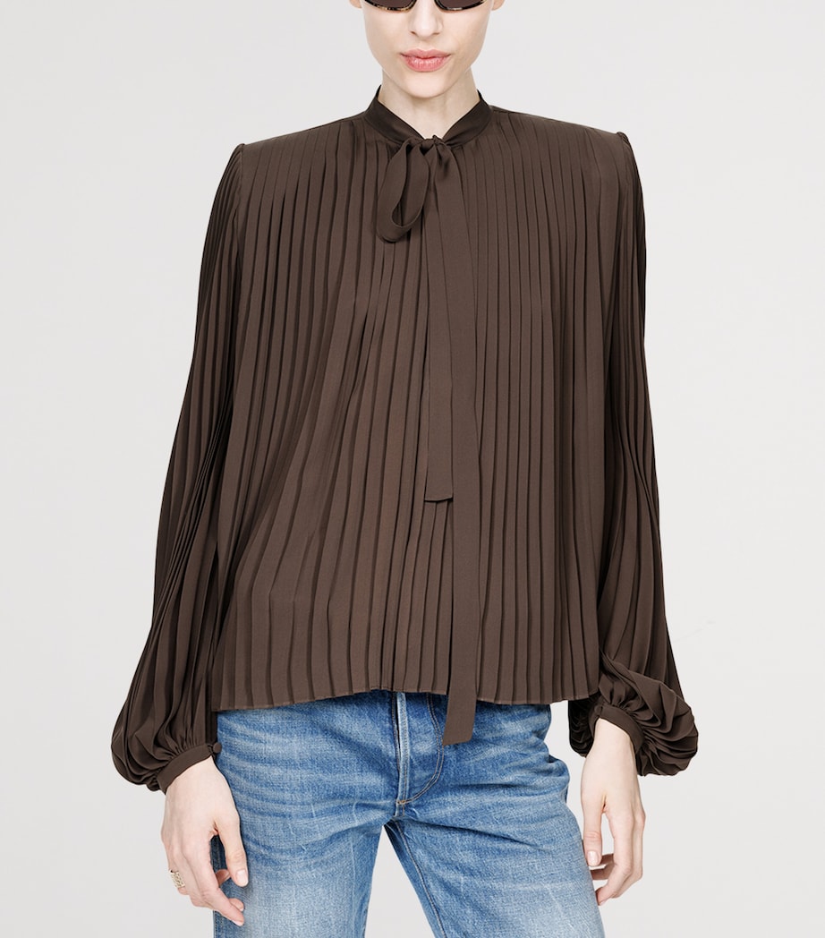 TOM FORD Womens Plissé Sunray Shirt Gcw Image 3
