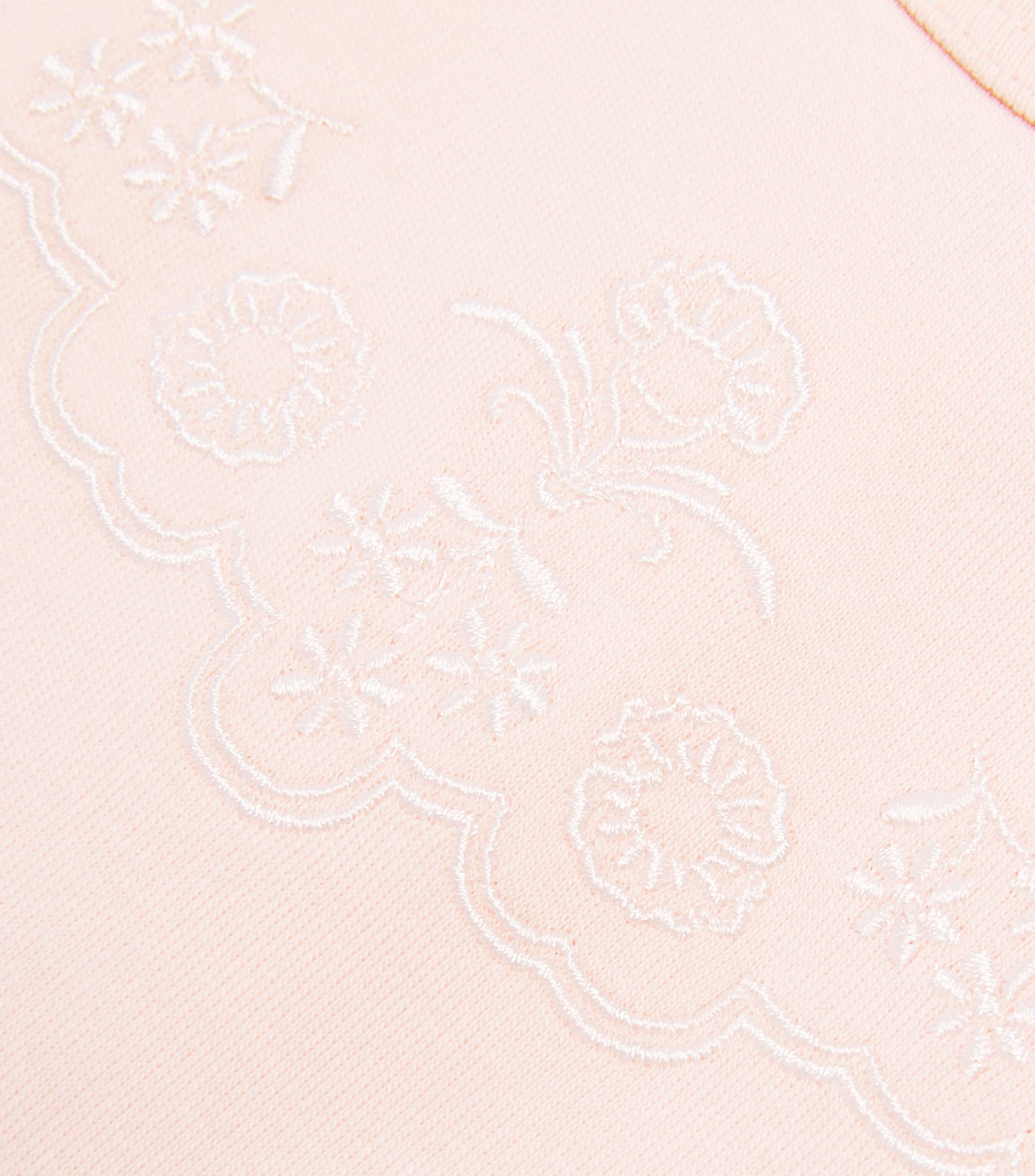 Cotton Embroidered All-In-One and Hat Set (1-18 Months) PINK POWDER Image 4