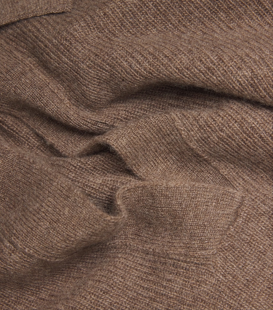 Wool-Cashmere Simone Polo Sweater 5131 MSHRM Image 5