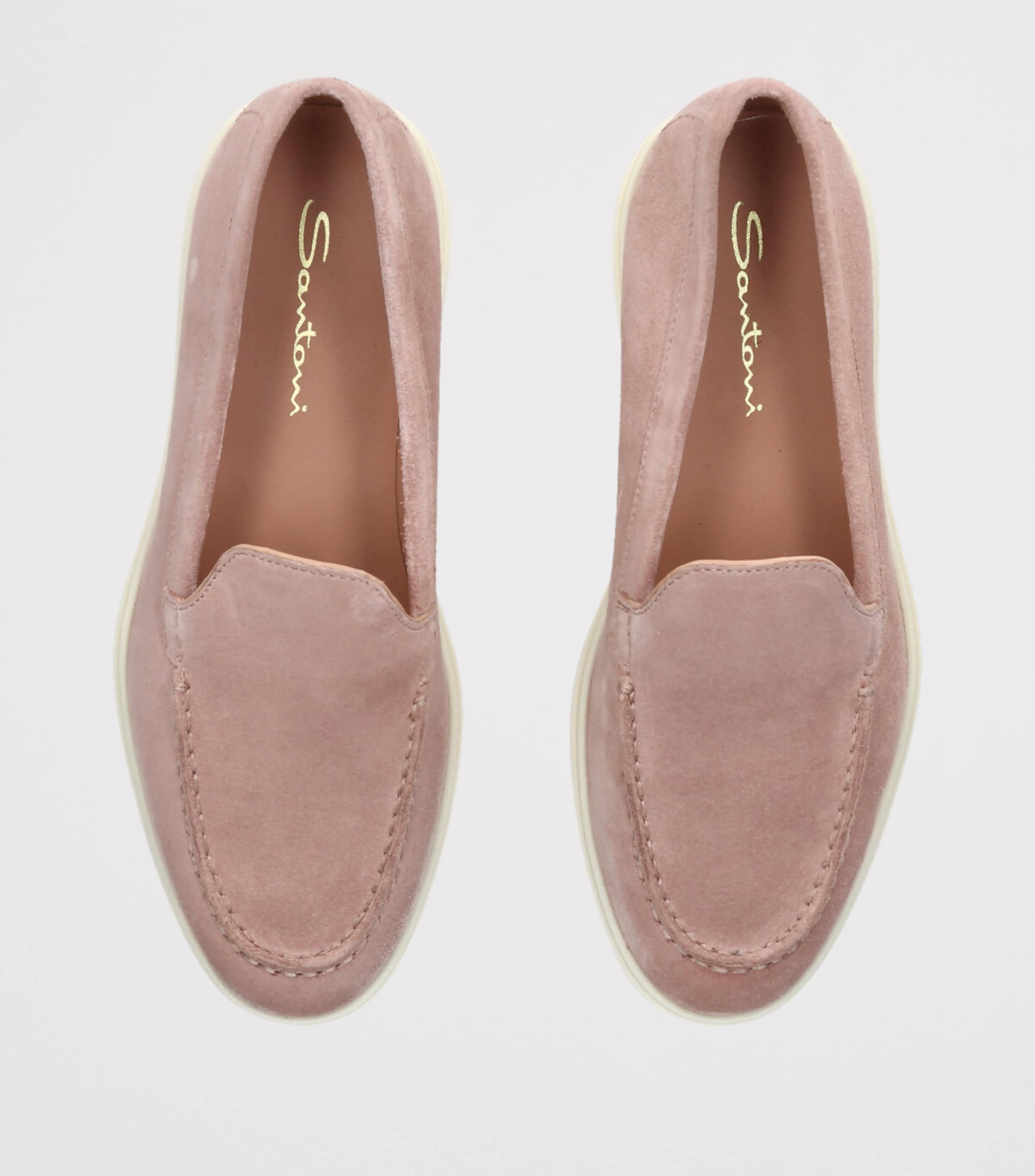 Suede Detroit Loafers PALE PINK Image 4
