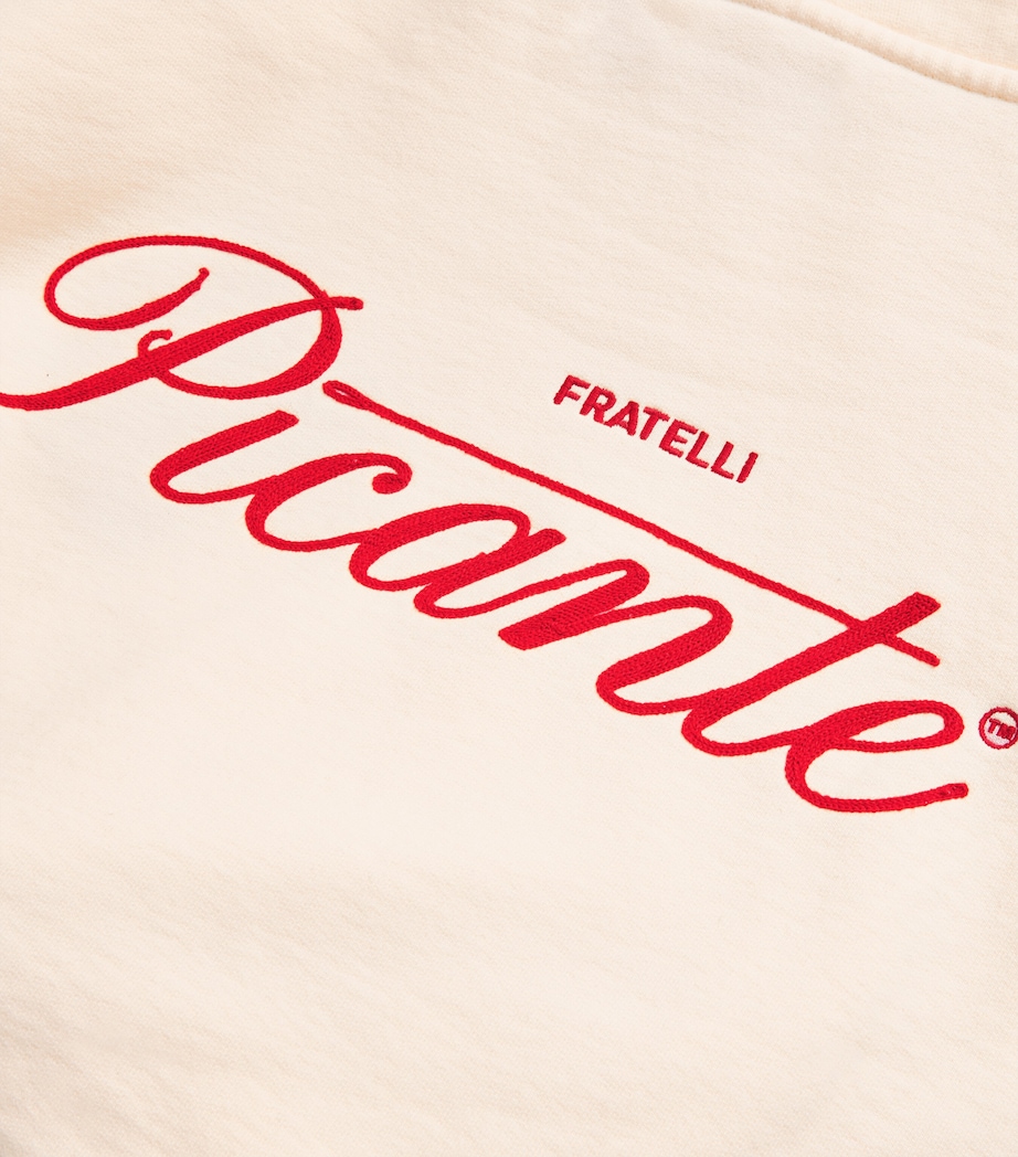 Organic Cotton Tailor Logo Hoodie IVORY Image 5