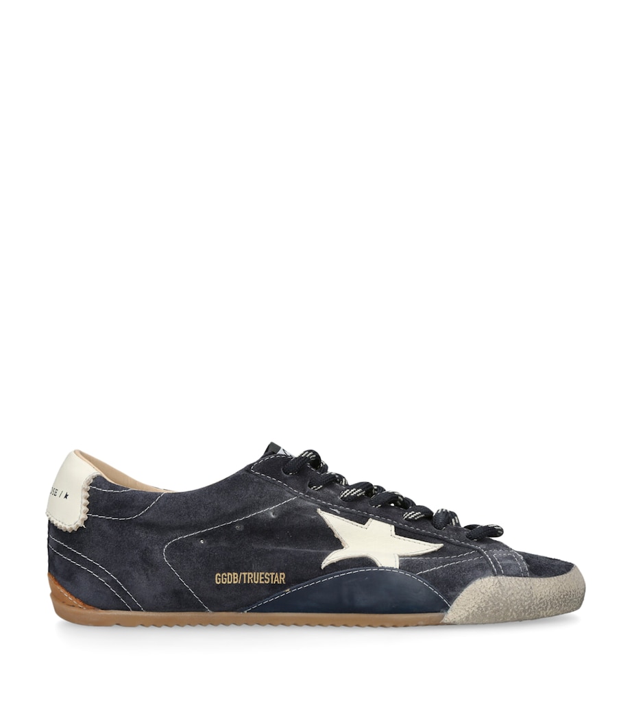Golden Goose Suede-Leather True Star Sneakers Navy Image 1