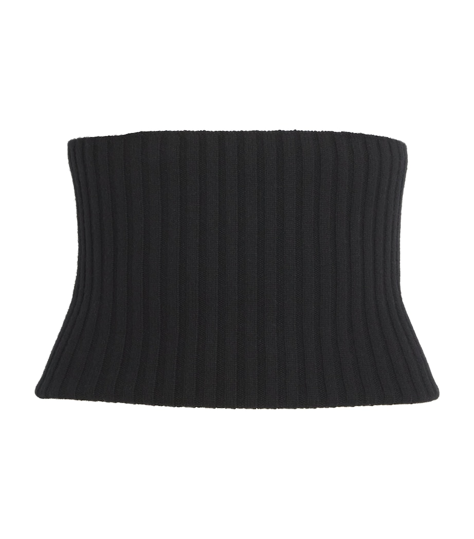 Wool-Cashemre Blend Bodice BLACK Image 1