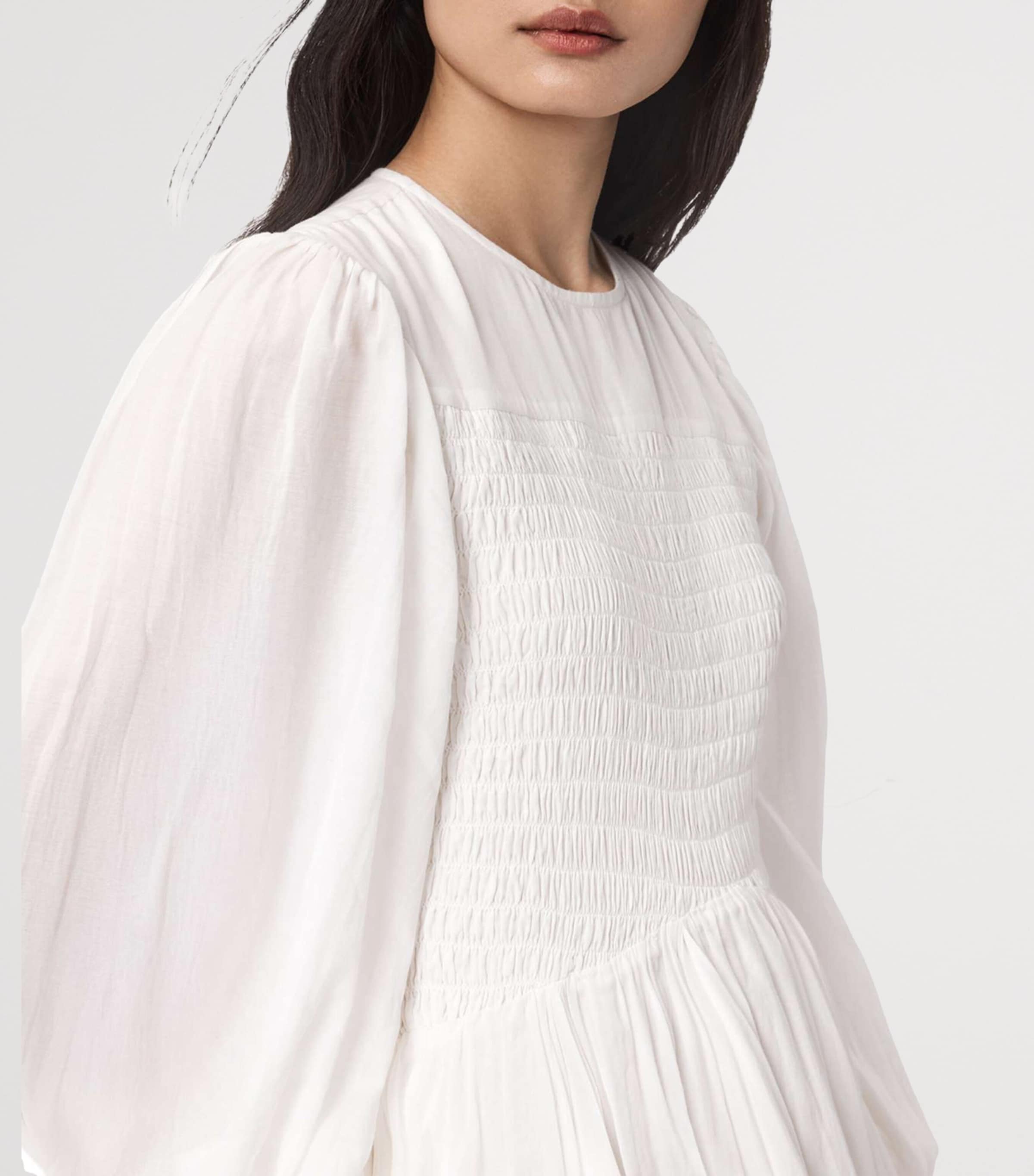 black and white summer dress Classic Summer Dress With White Trim