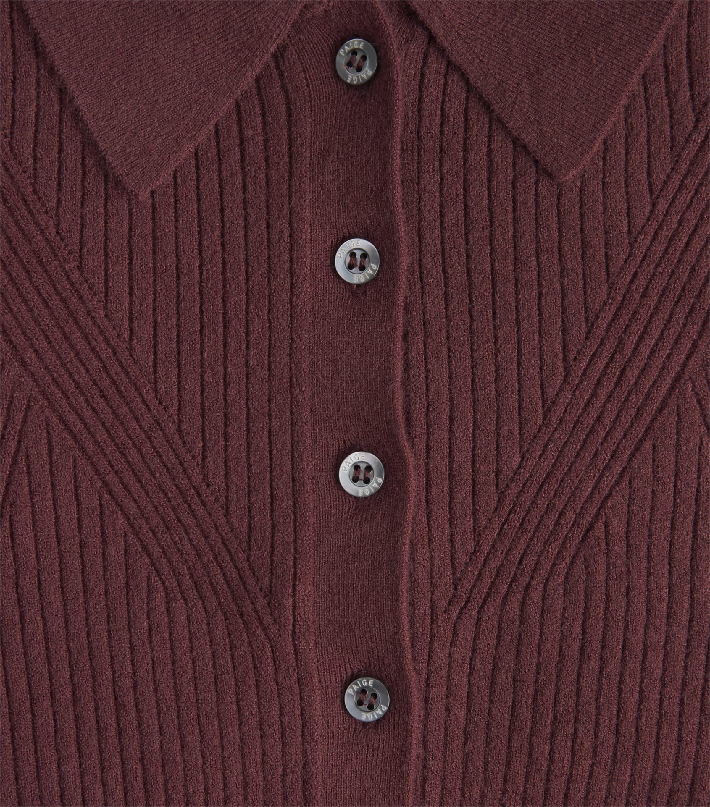 Ribbed Jayde Sweater Top OXBLOOD Image 5
