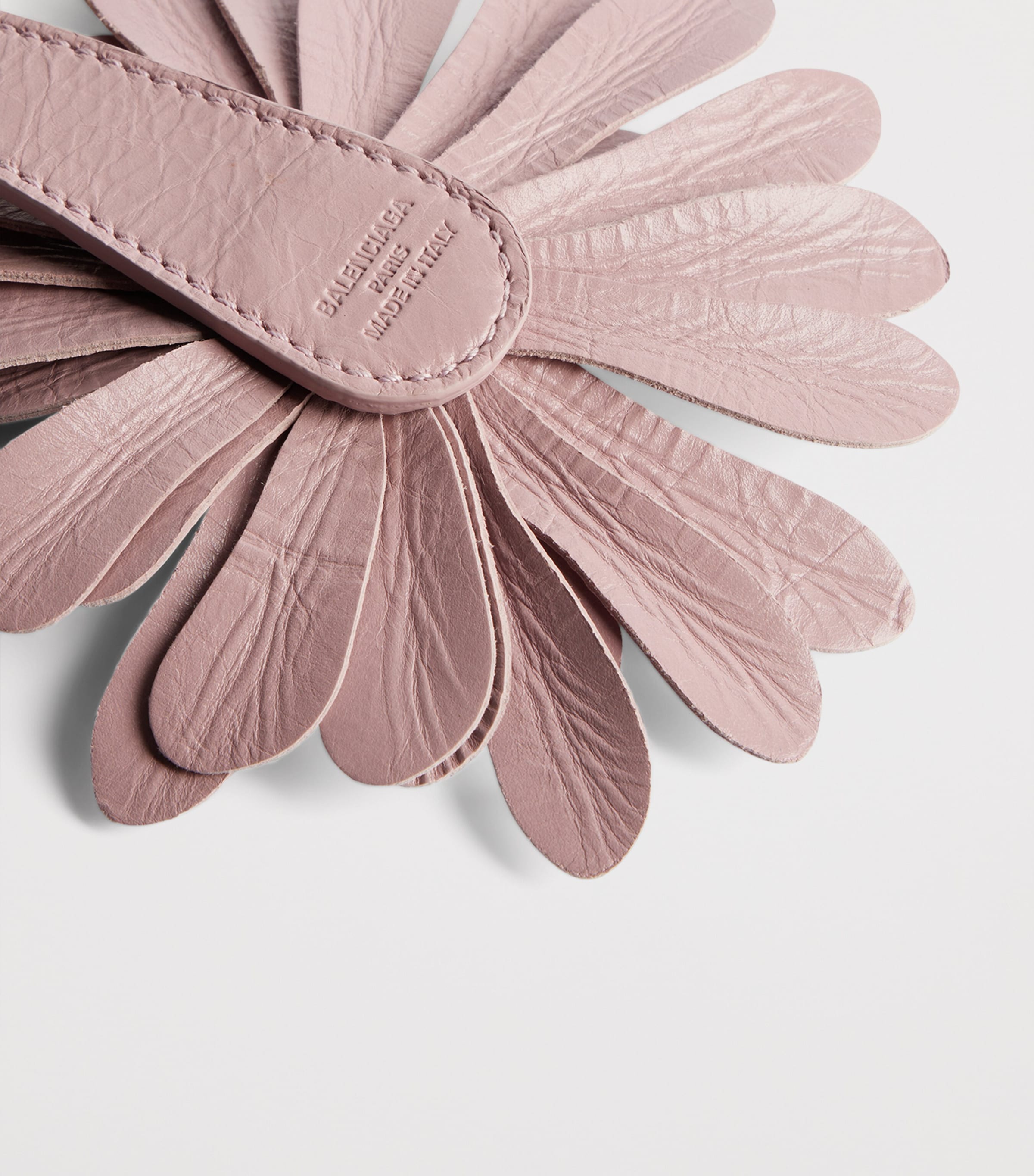 Balenciaga Leather Flower Keychain Image 4