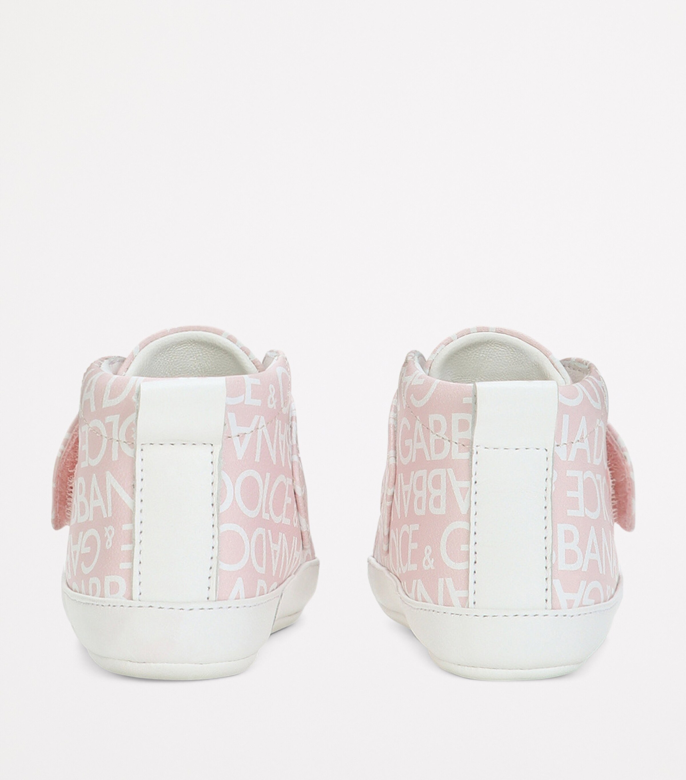 Leather Logo High-Top Sneakers HFXCA-DG BIANCO FDO. Image 3