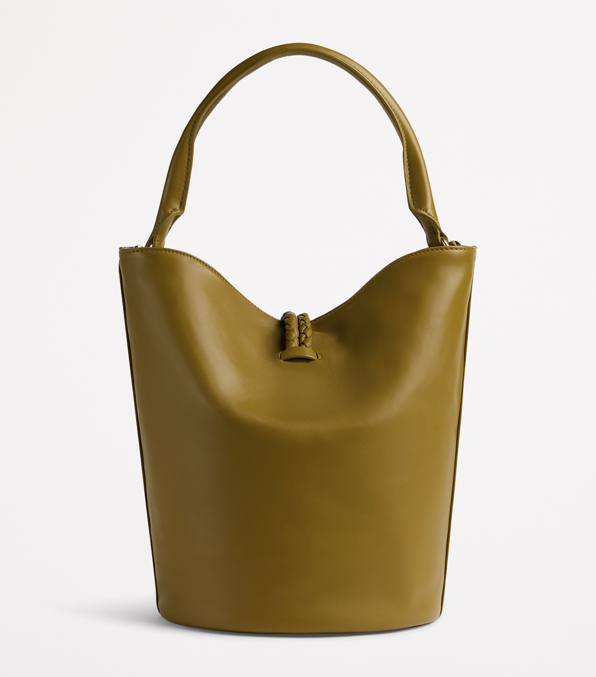 Bottega Veneta Leather Liberta Bucket Bag | Harrods US