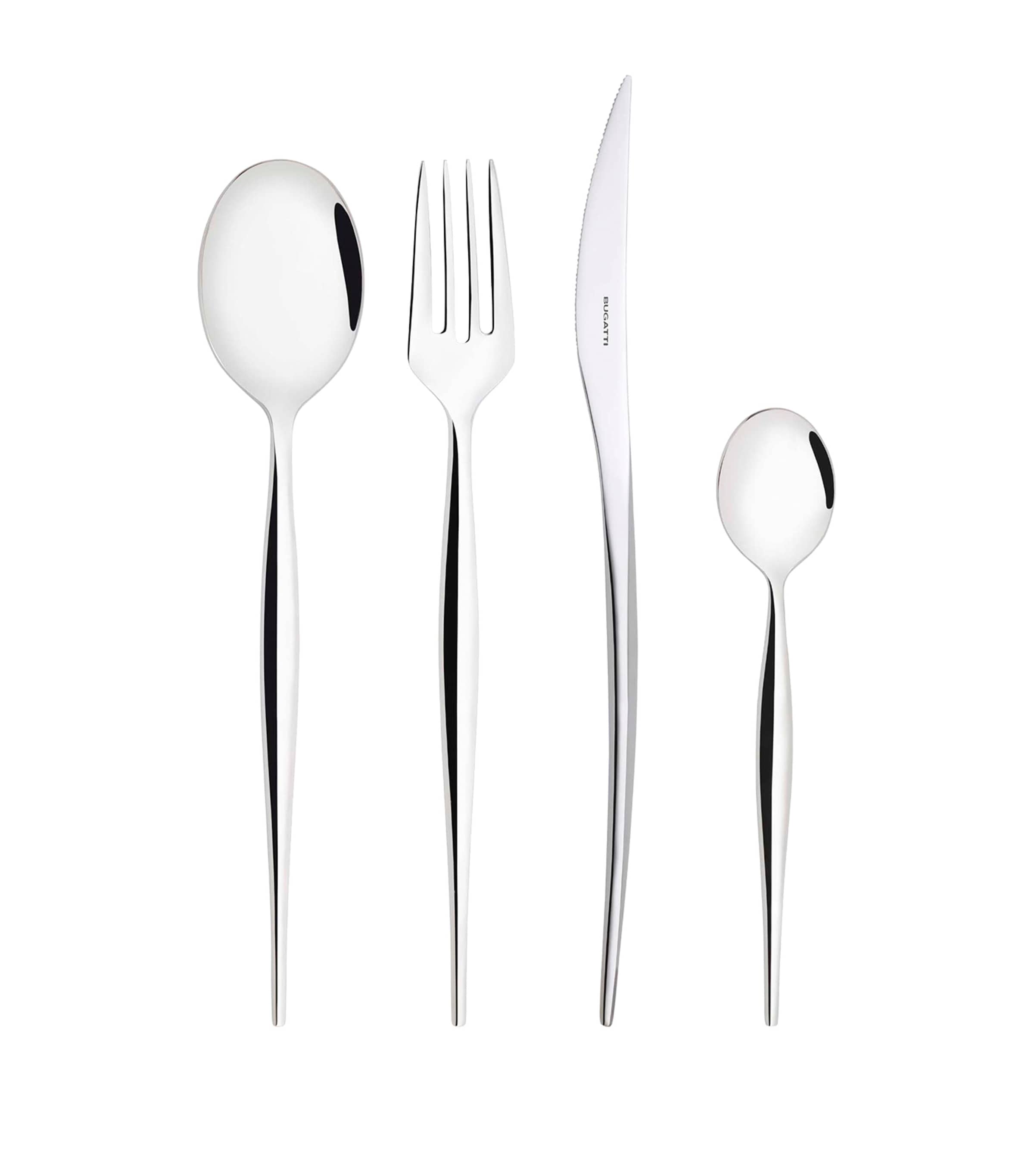 Stainless Steel Natura 24-Piece Cutlery Set STEEL Image 1