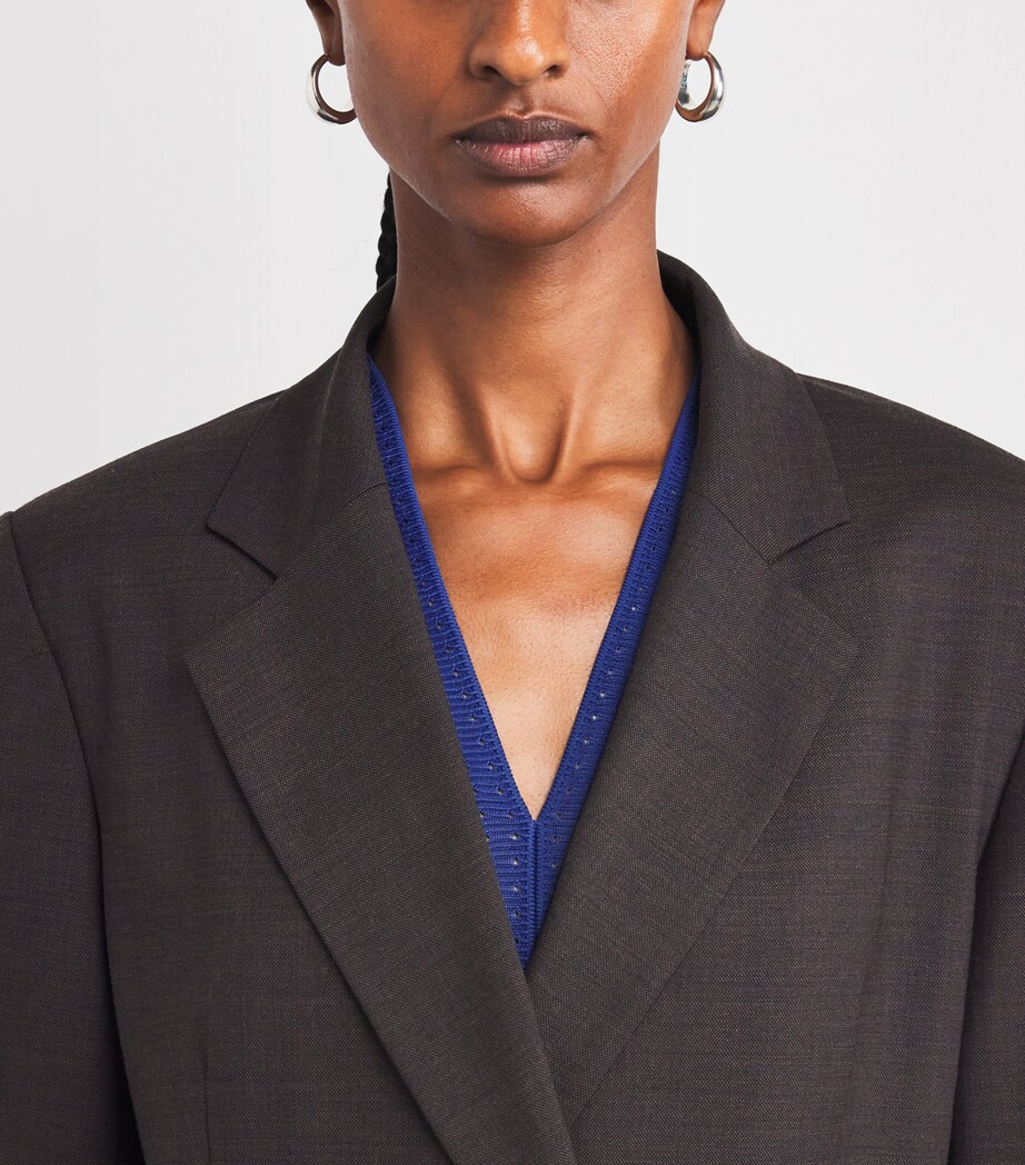 Silk Louis Blouse COBALT Image 6